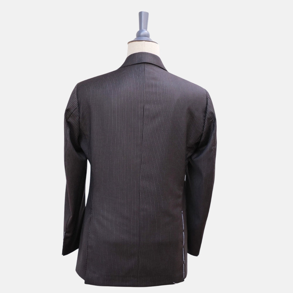 Charcoal Pinstriped Suit made of Wool (EU 48)