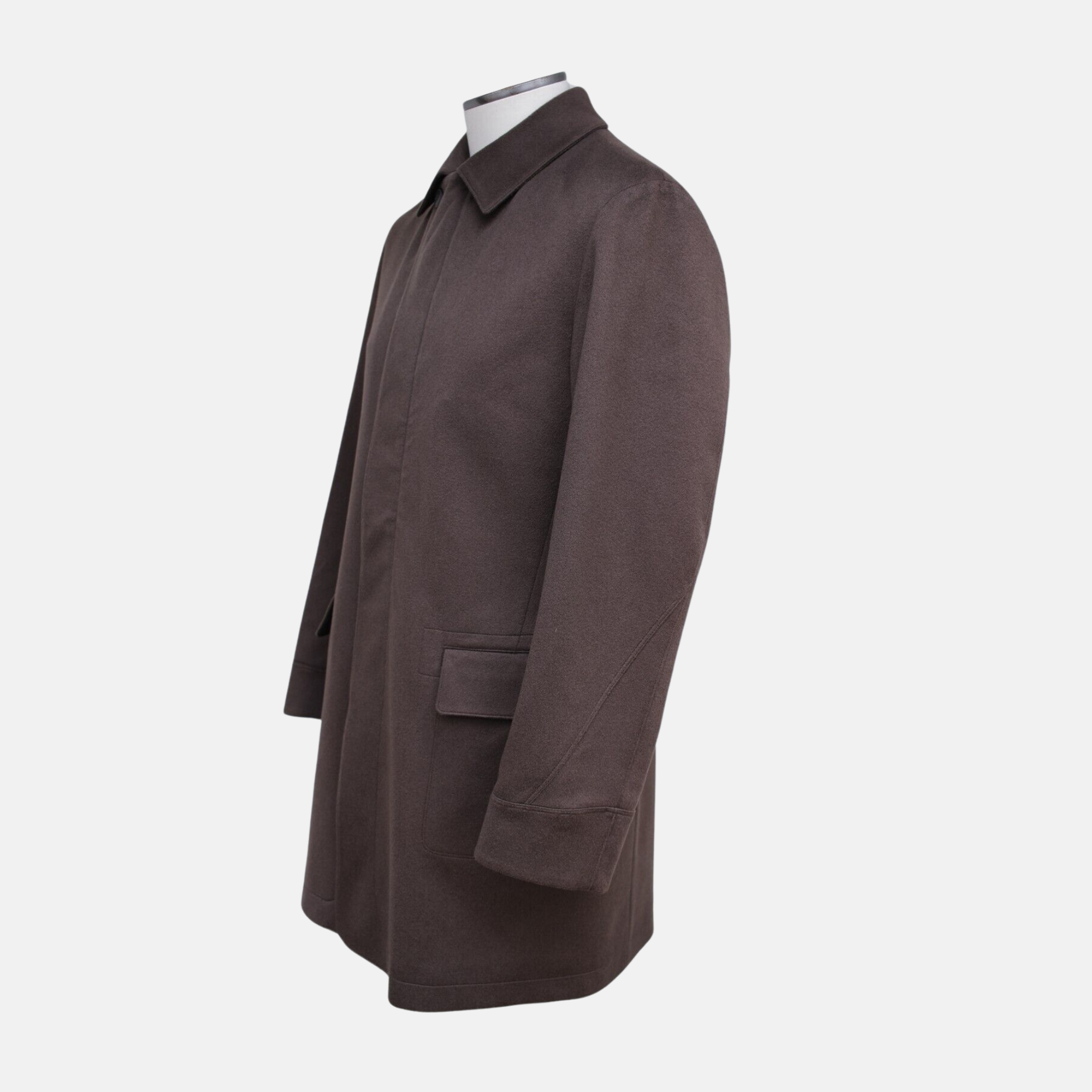 Brown Coat made of Cashmere (M)