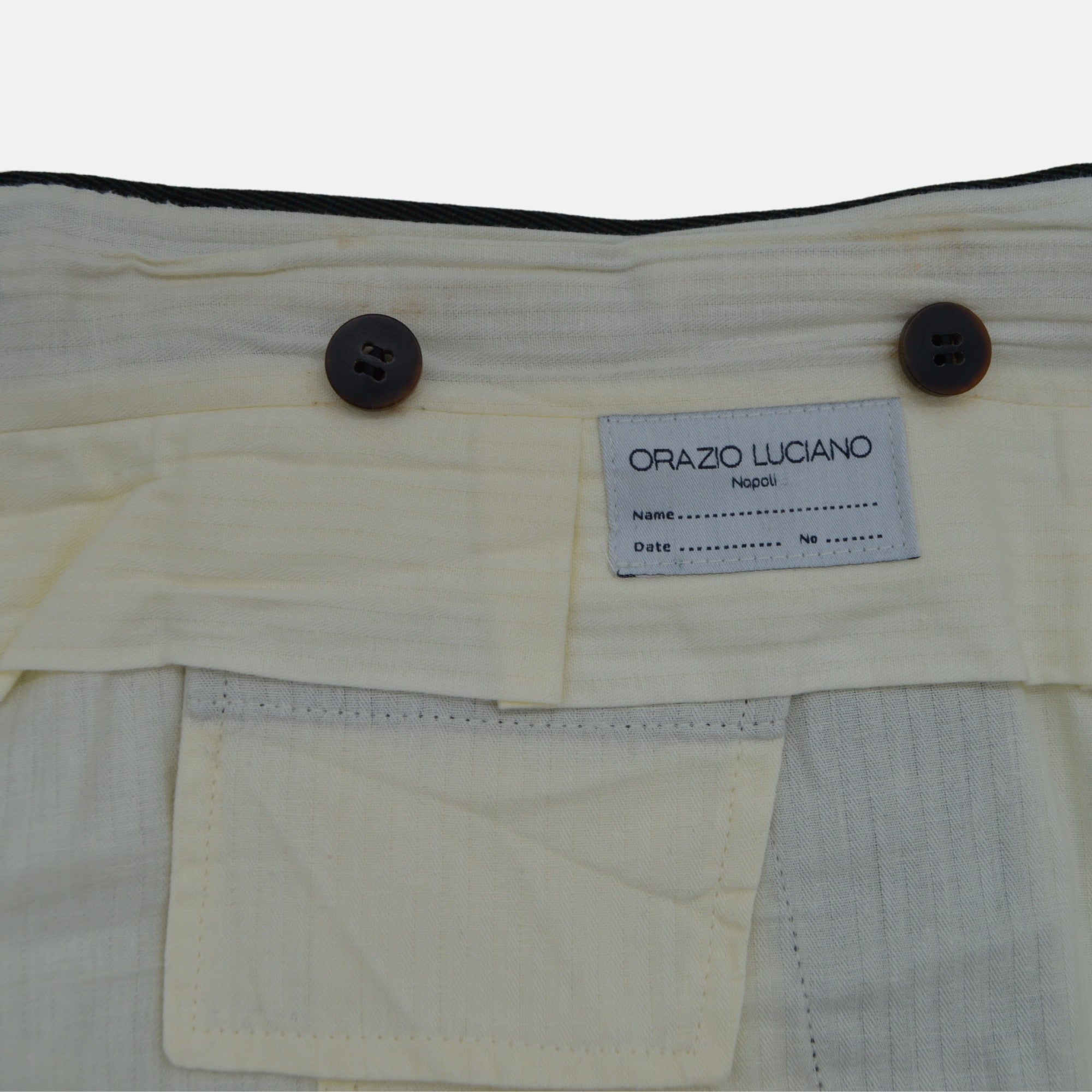 Olive Green Suit made of Wool (EU 50)