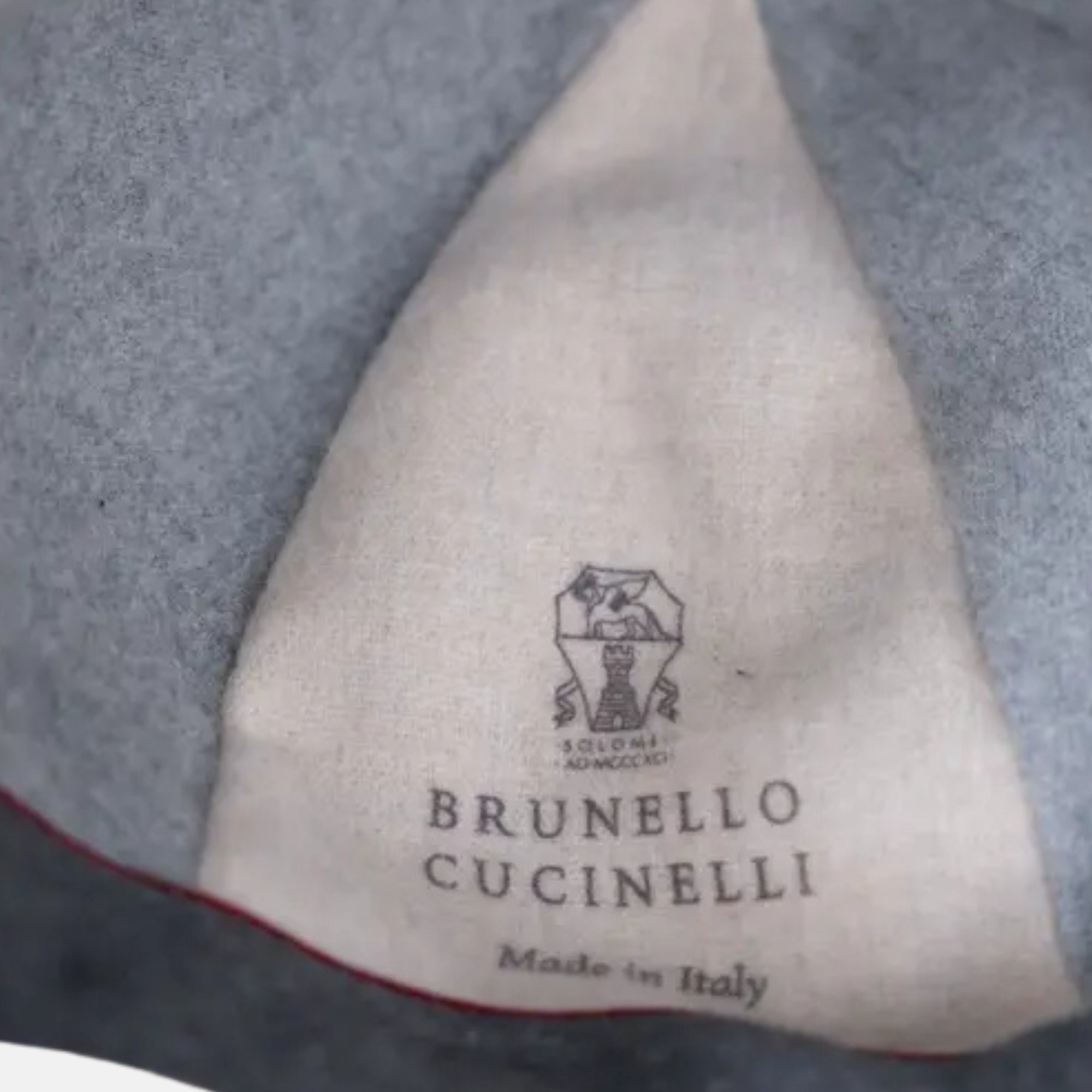 Beige Cap made of Suede (S)