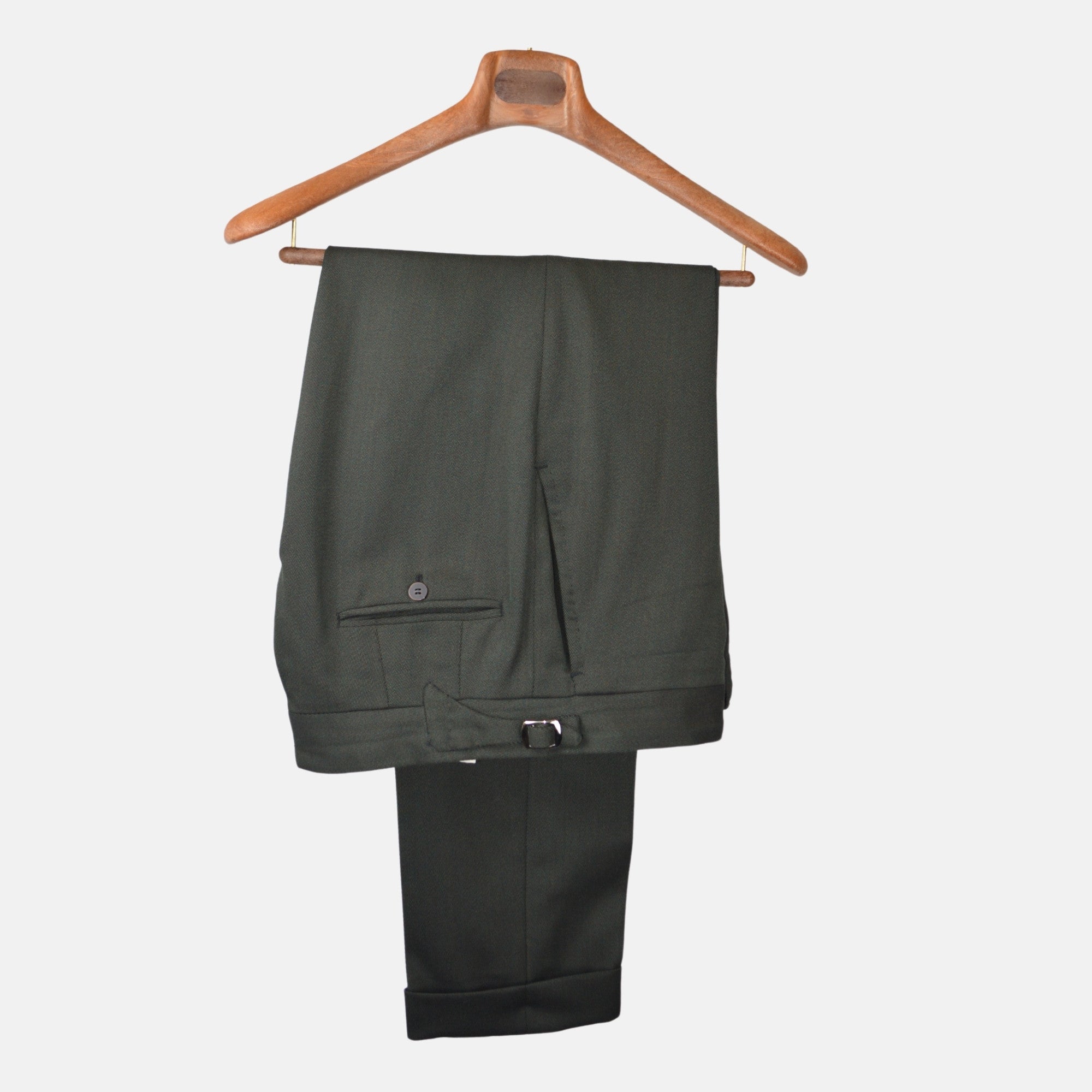 Olive Green Suit made of Wool (EU 50)