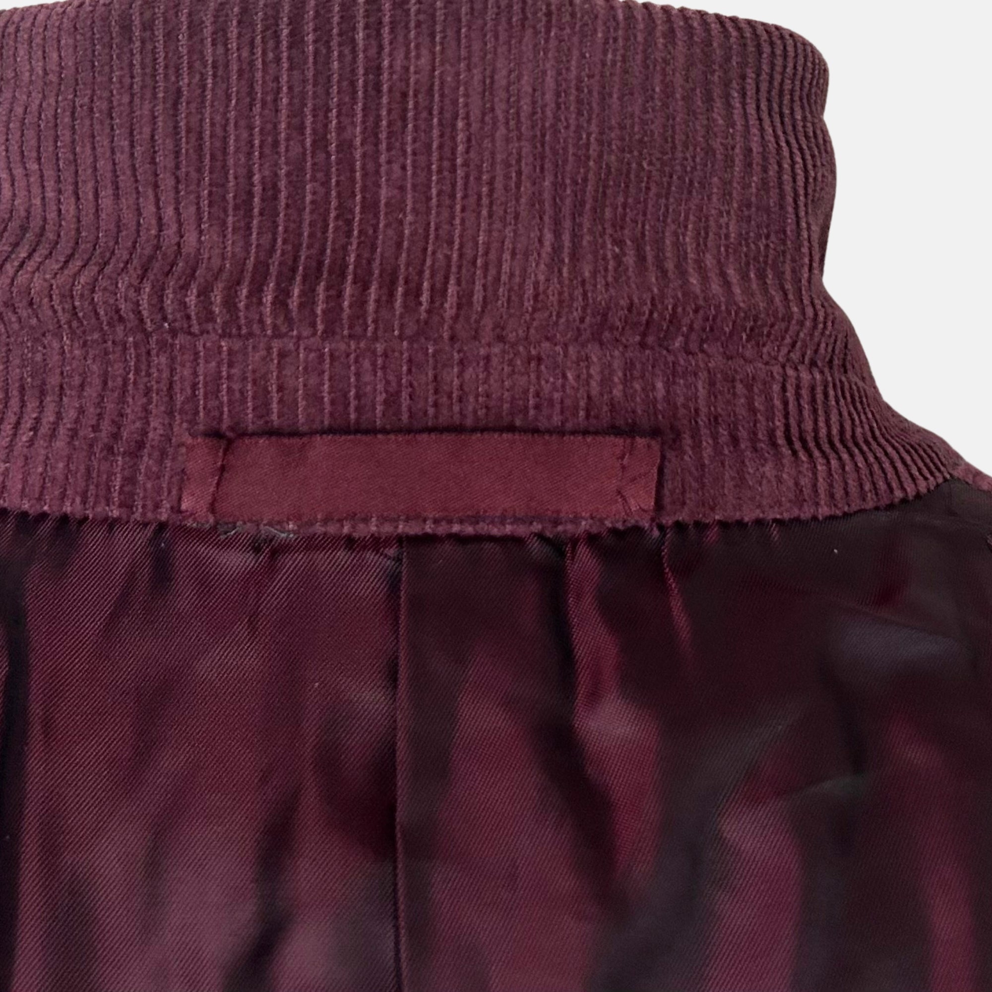 Burgundy Corduroy Blazer made of Cotton (EU 52)