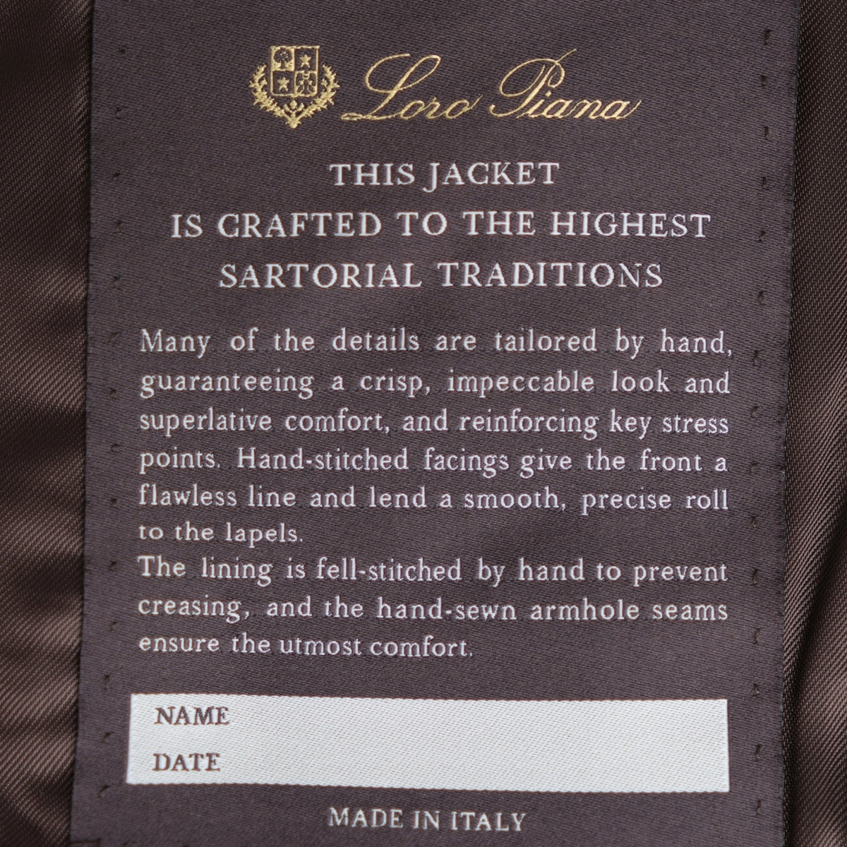 Brown Linen Blazer (EU 54)