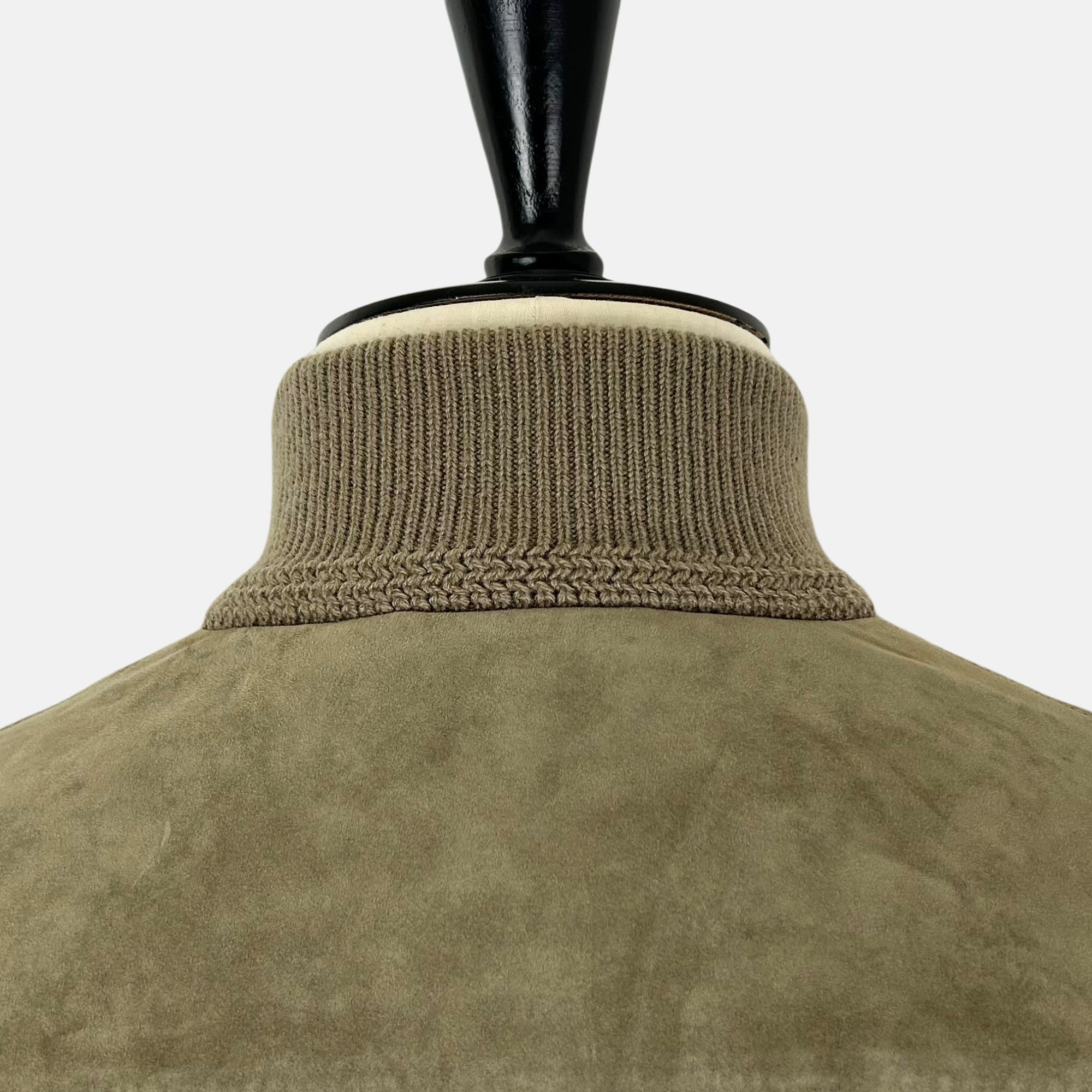 Khaki Skeet Jacket made of Cashmere/Suede (XL)