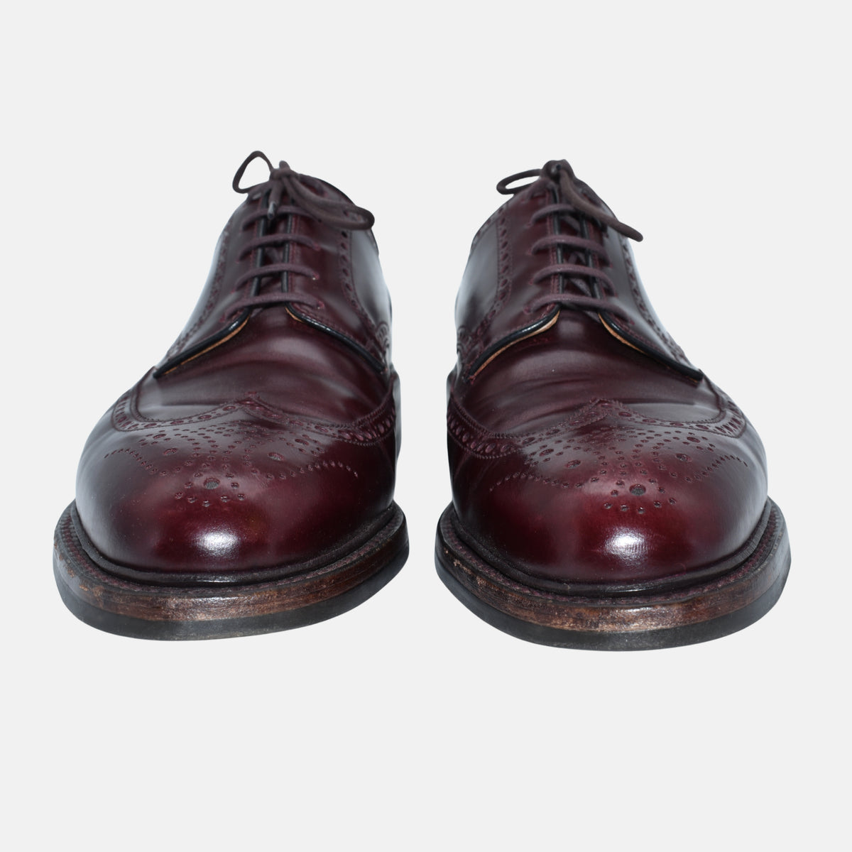 Bordeaux Budapester Shoes made of Leather (EU 42,5)