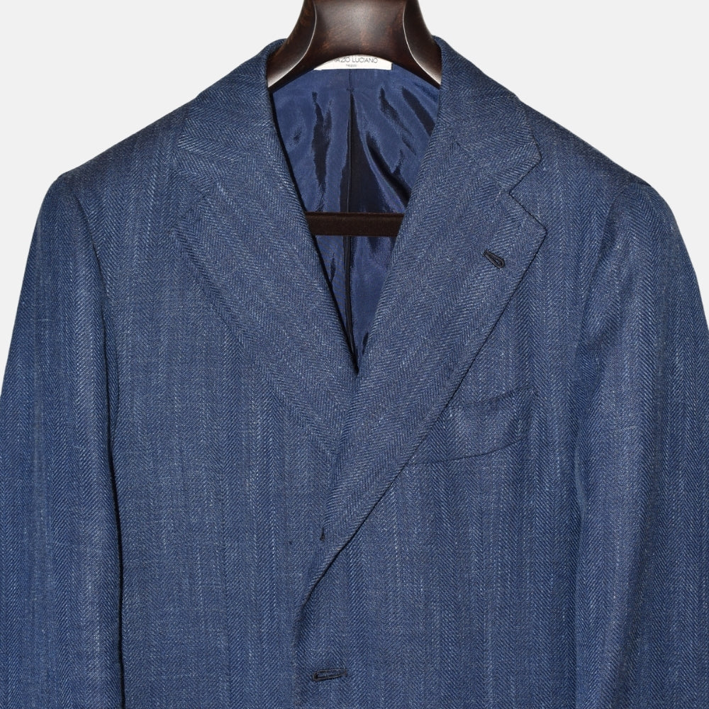 Blue Blazer made of Wool/Silk/Linen (EU 48)