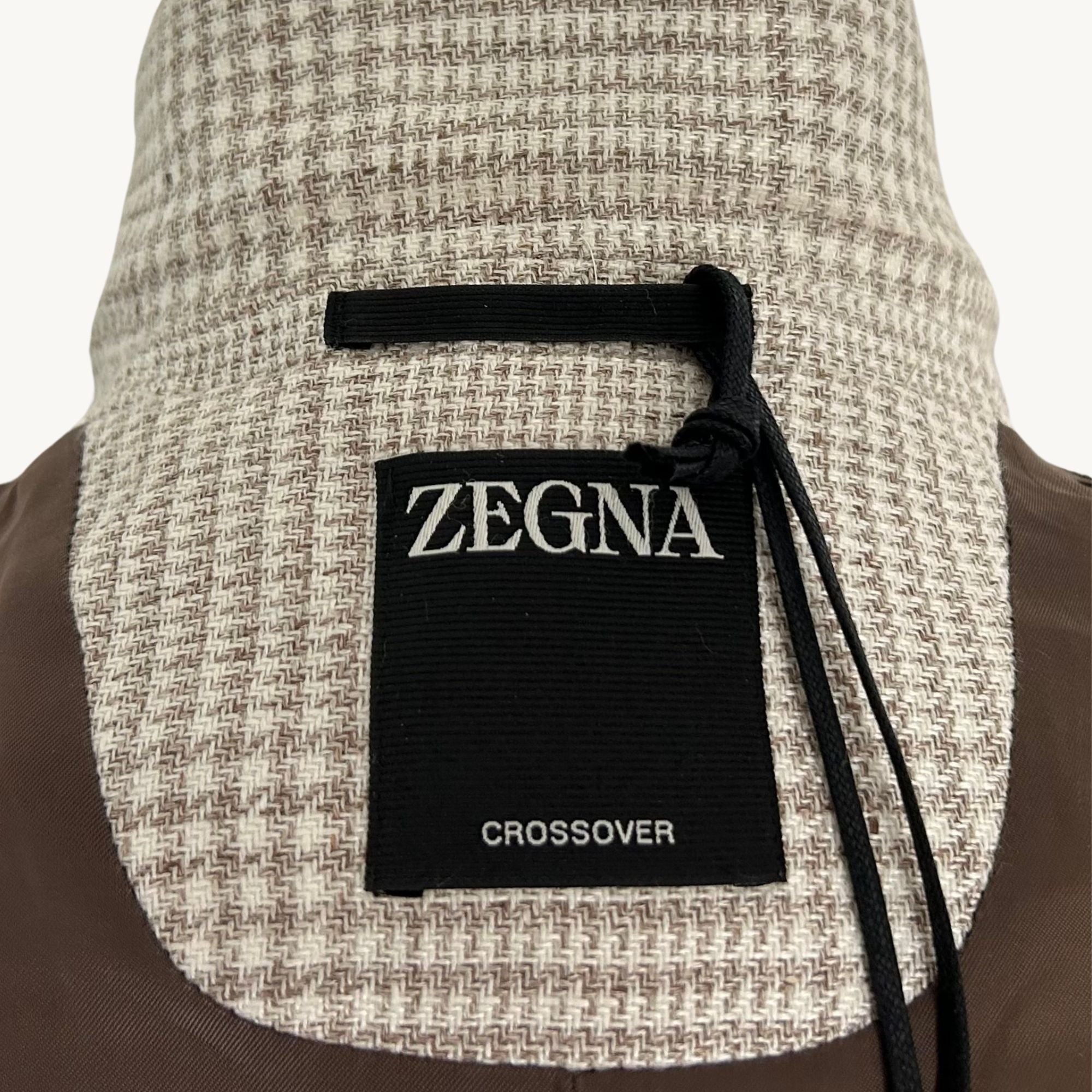 Sand Patterned Blazer made of Linen/Wool/Silk (EU 56)