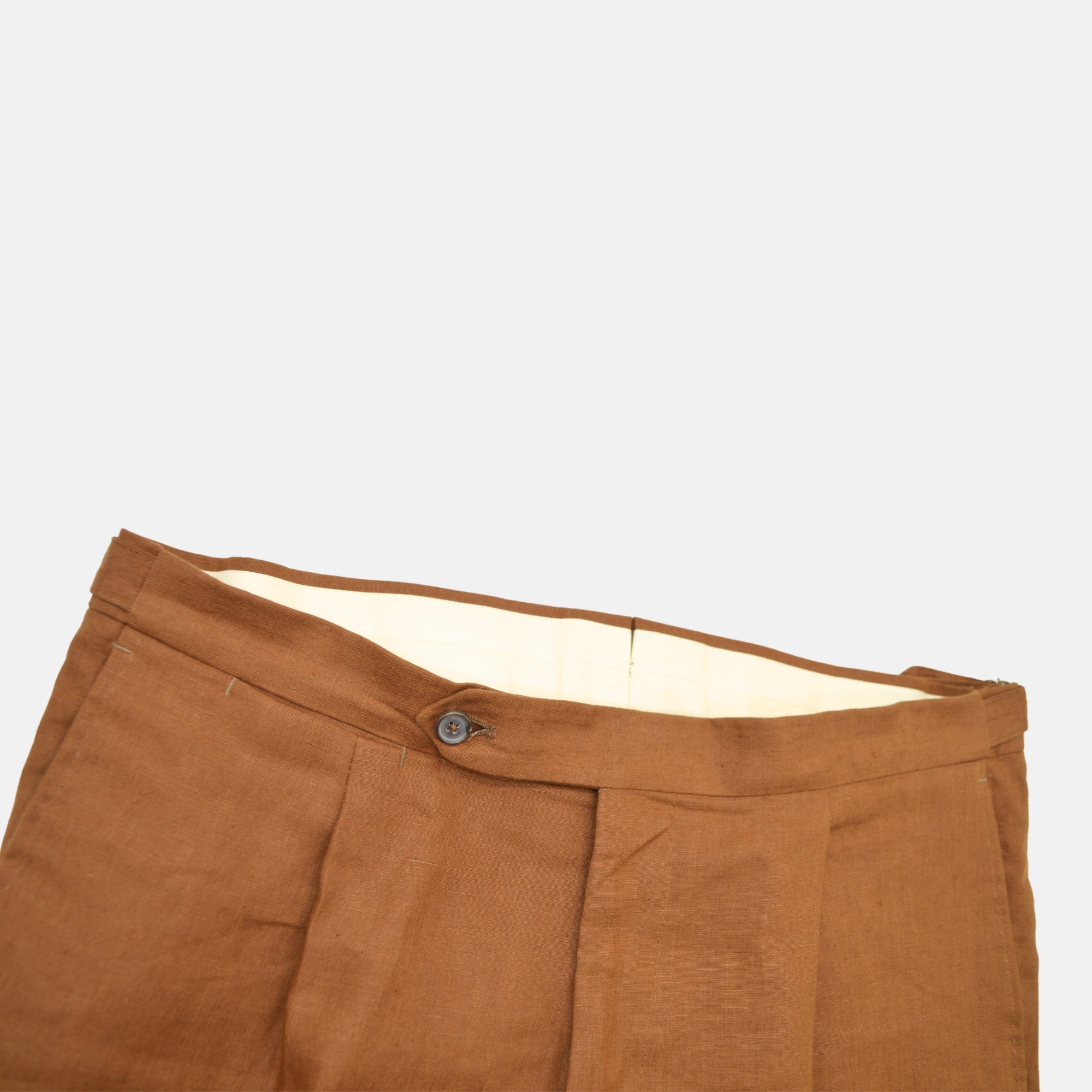 Cinnamon Suit made of Linen (EU 50)