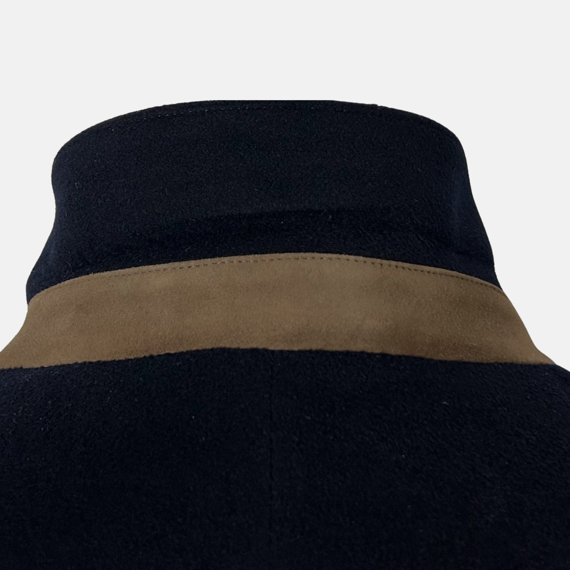 Navy Blue Cashmere Coat (EU 56)