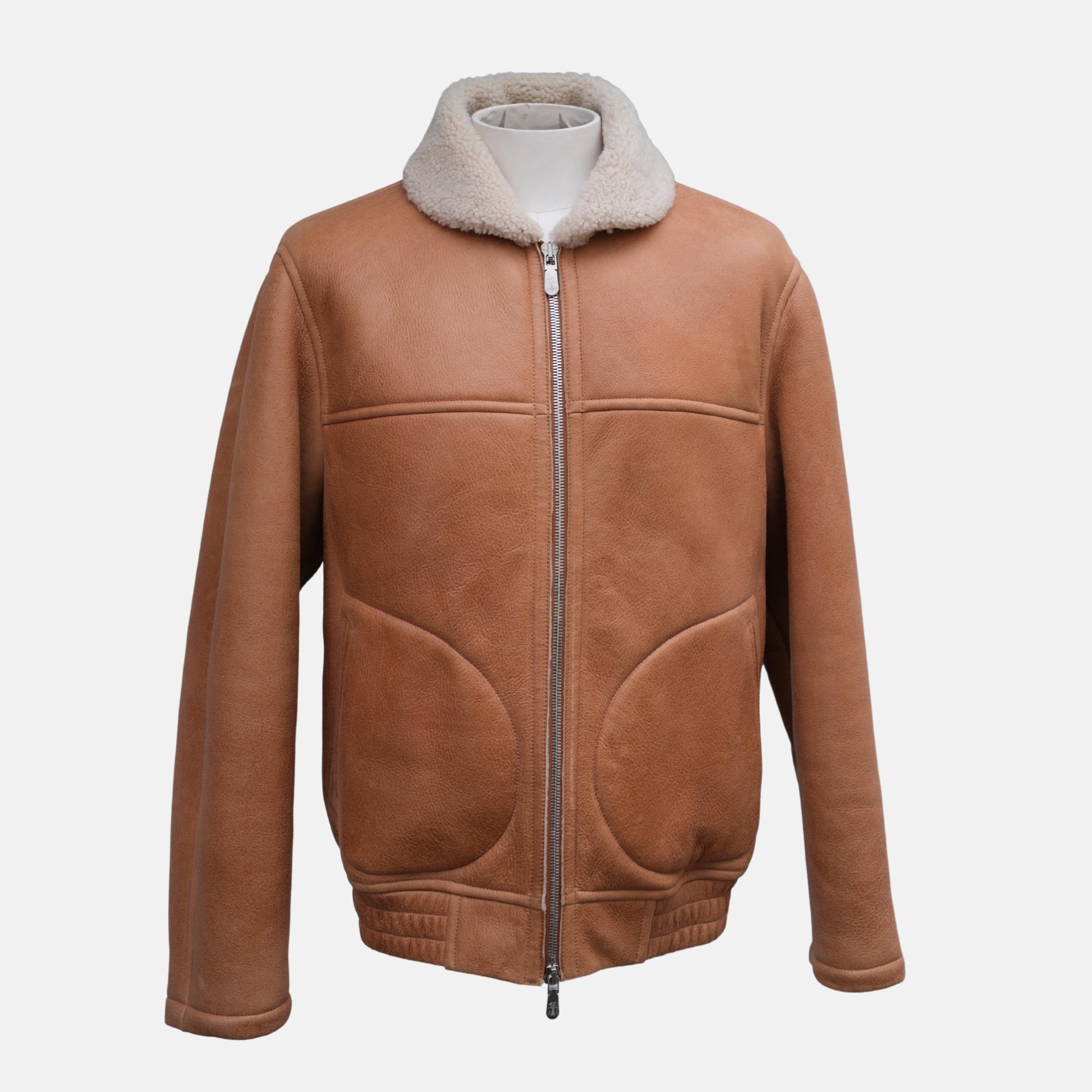 Brown Shearling Jacket (M)