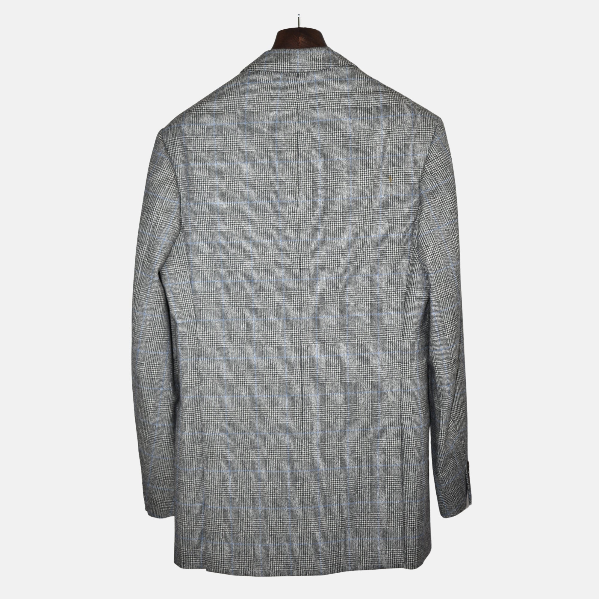 Multicoloured Checkered 3 Pcs. Suit made of Wool (EU 52L)