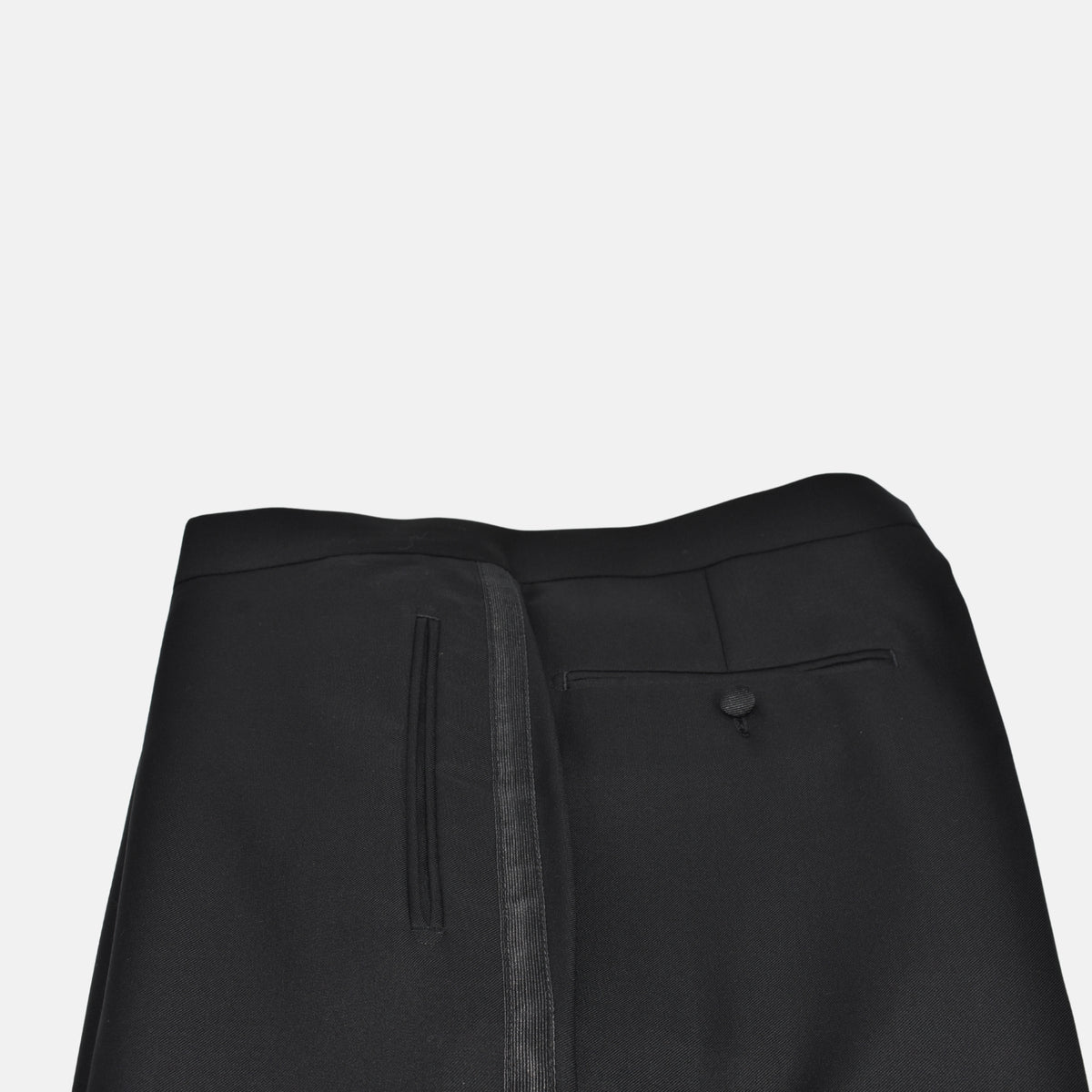 Black Tuxedo Trousers made of Wool (L)