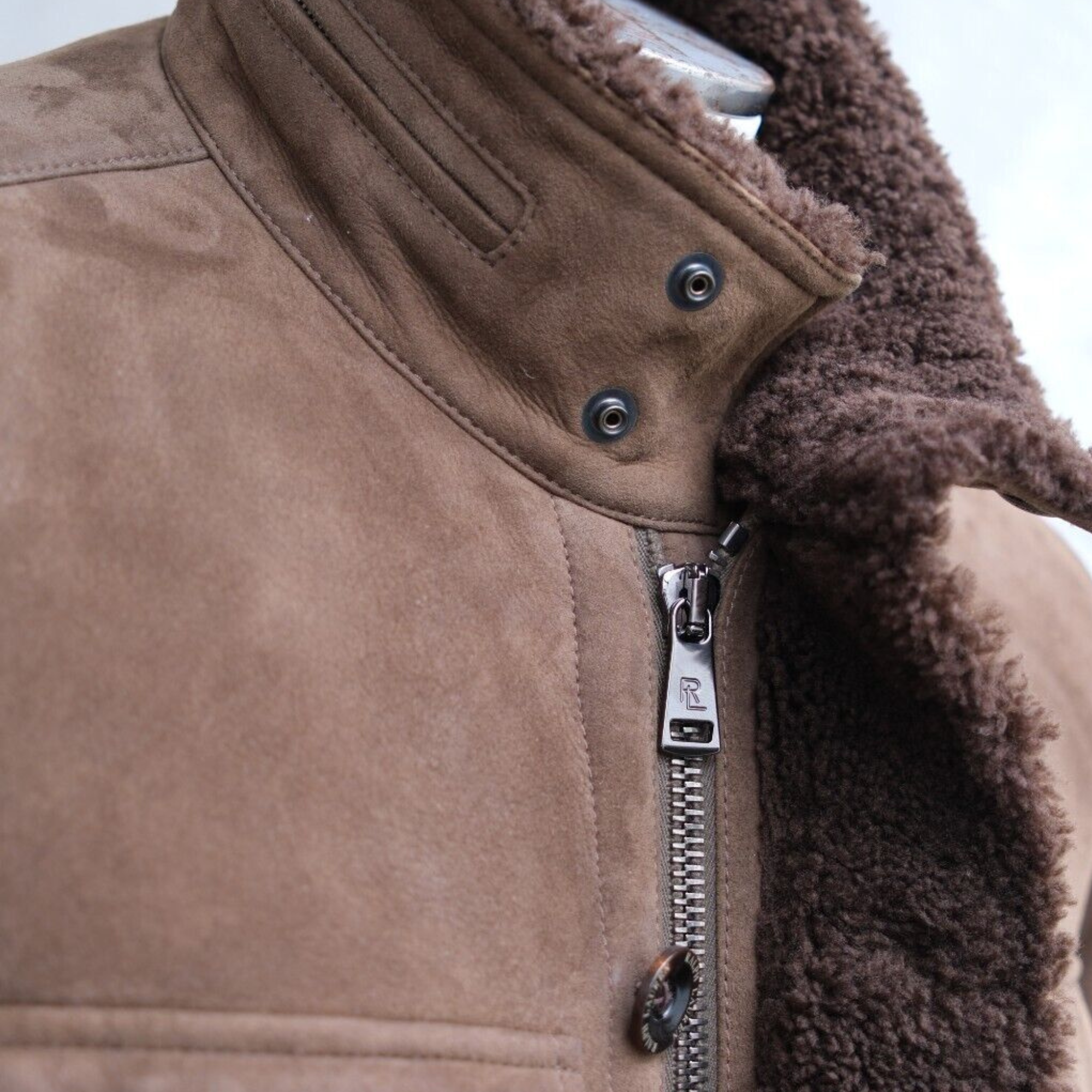 Brown Shearling Jacket (M)