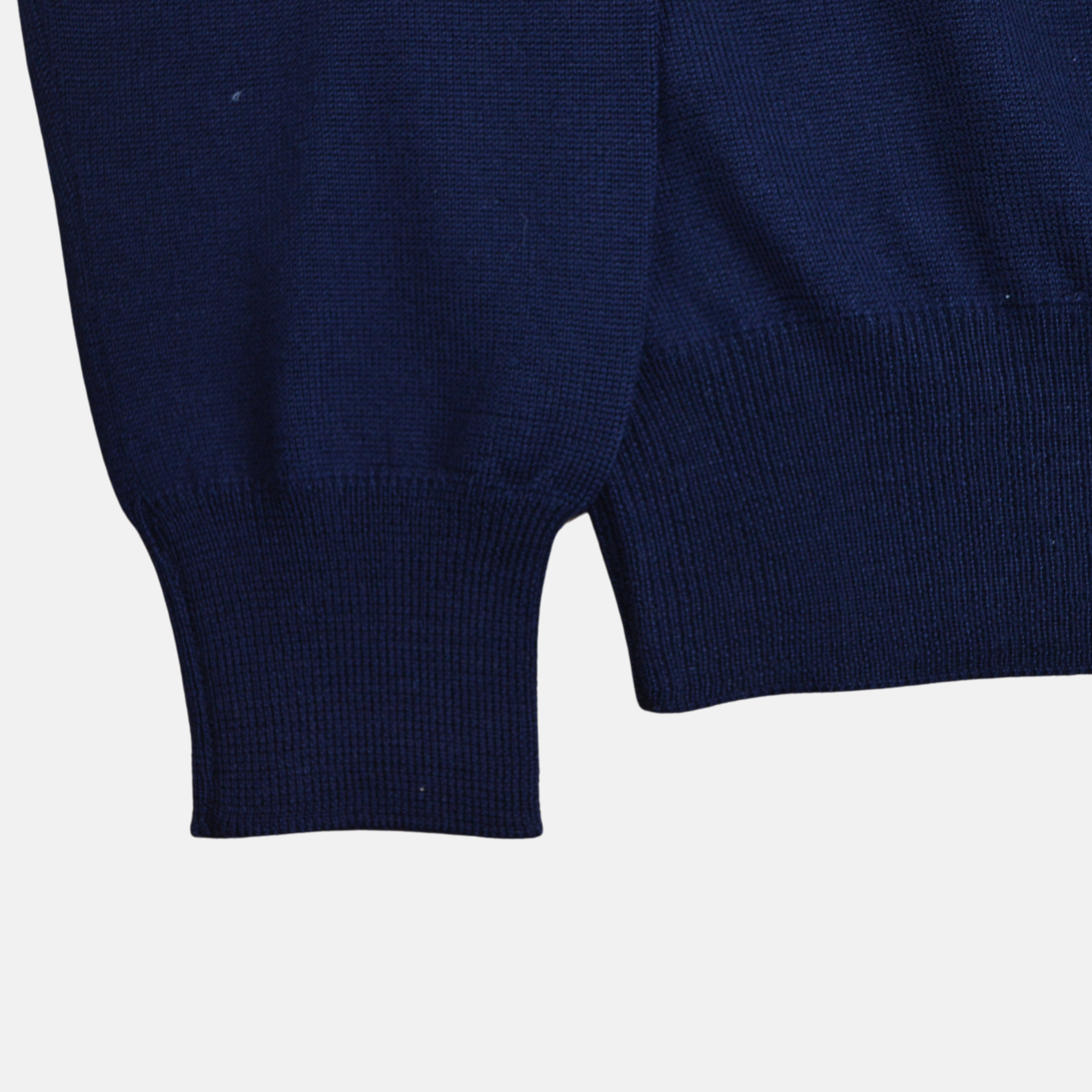 Navy Blue Sweater made of Merino Wool (EU 46)