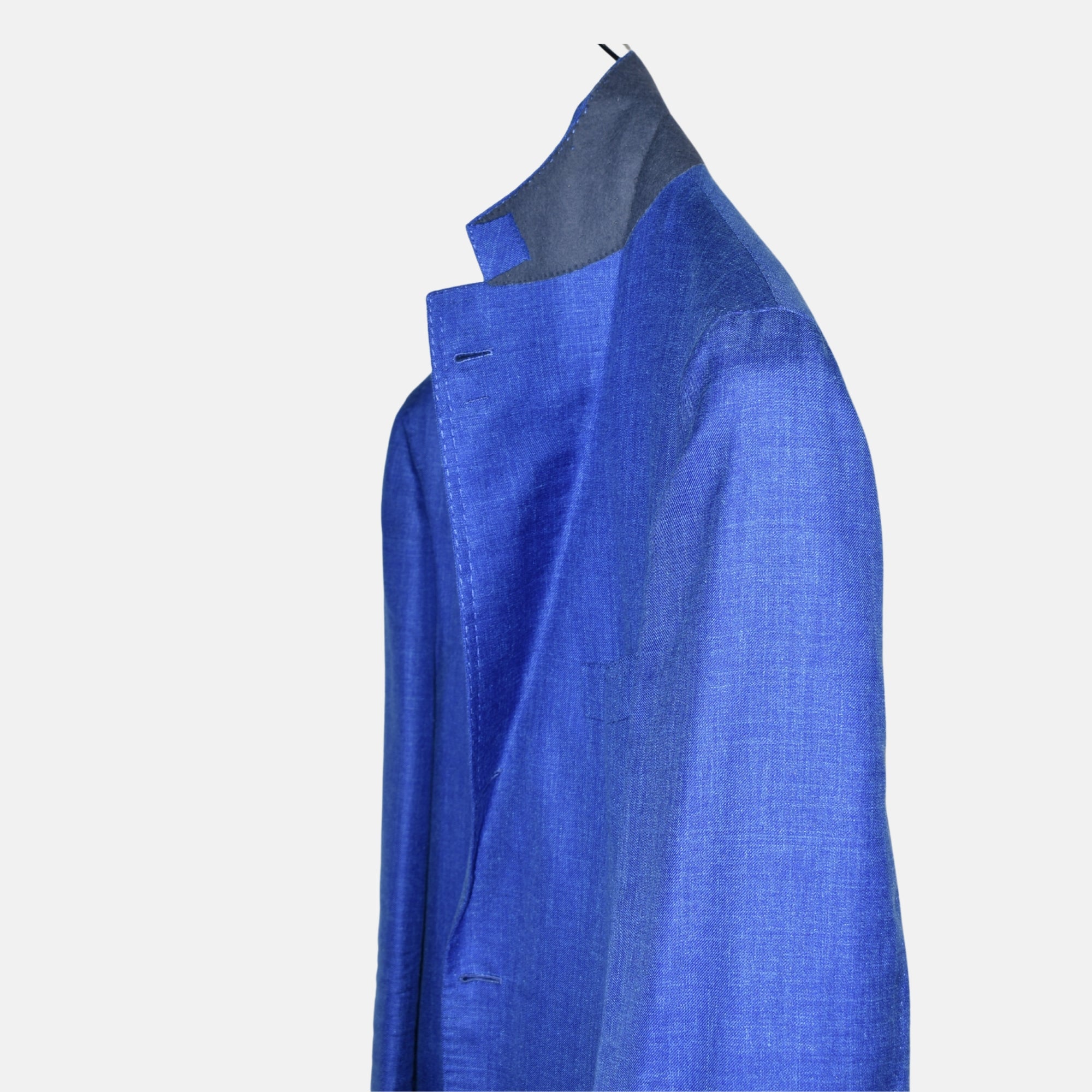 Blue Blazer made of Cotton/Linen/Wool (EU 52L)