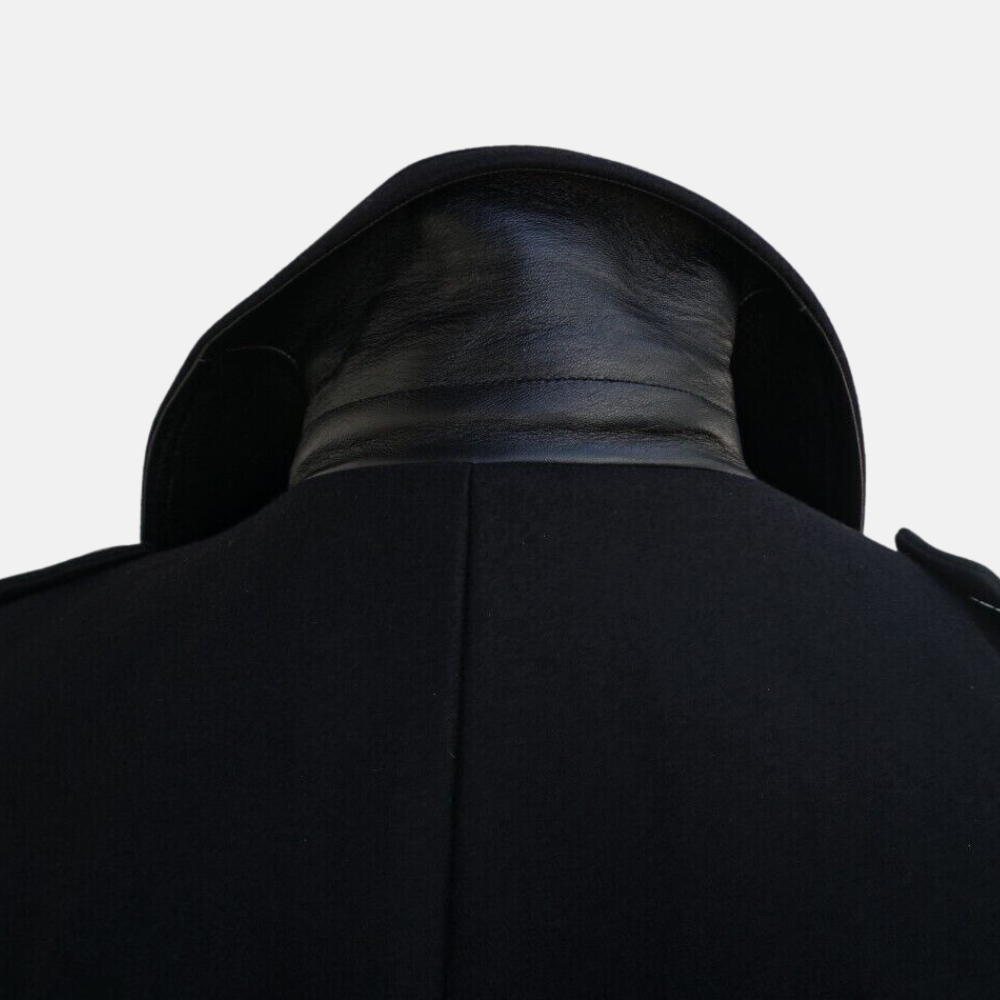 Black Pea Coat made of Wool (EU 54)