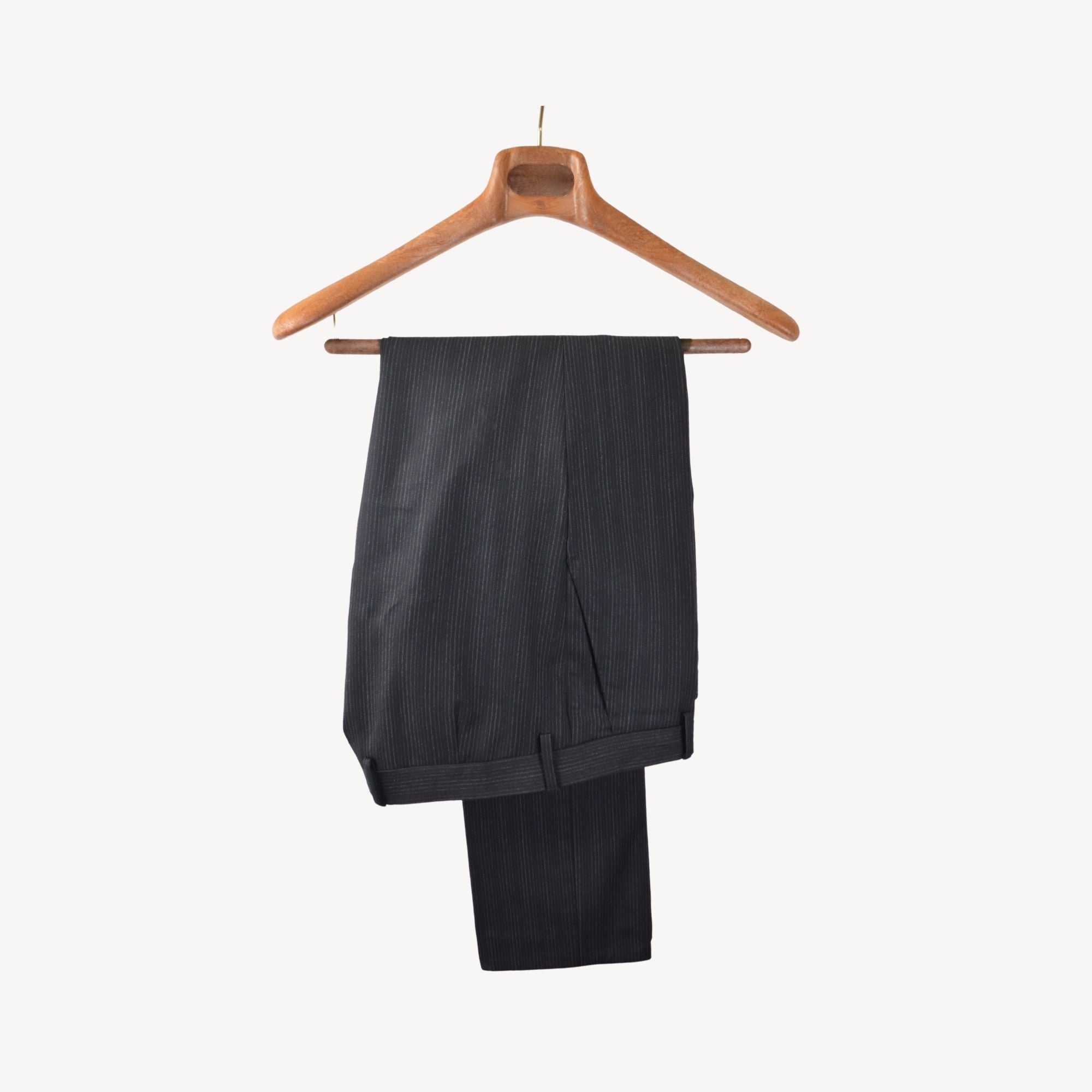 Charcoal Pinstripe Suit made of Wool (EU 50)