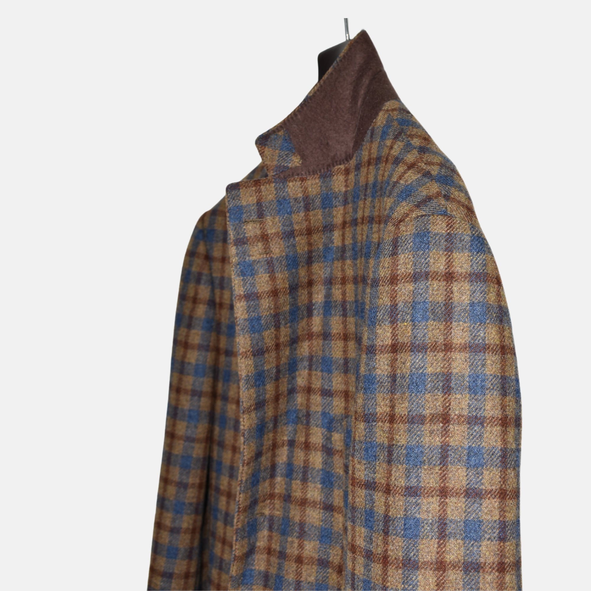 Multicoloured Checkered Blazer made of Wool (EU 52L)