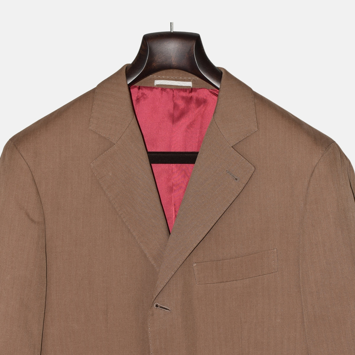 Brown Cotton Blazer