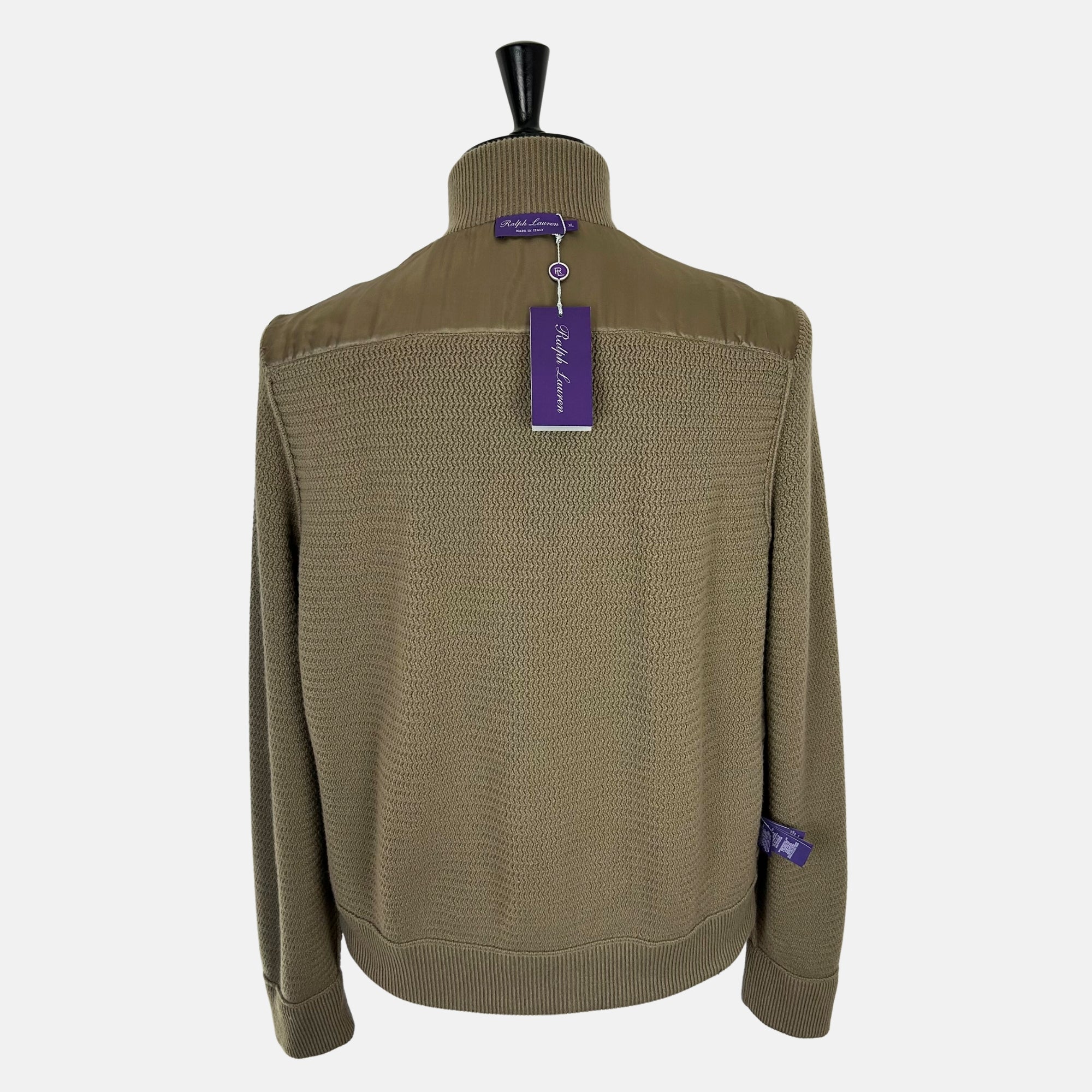 Khaki Skeet Jacket made of Cashmere/Suede (XL)