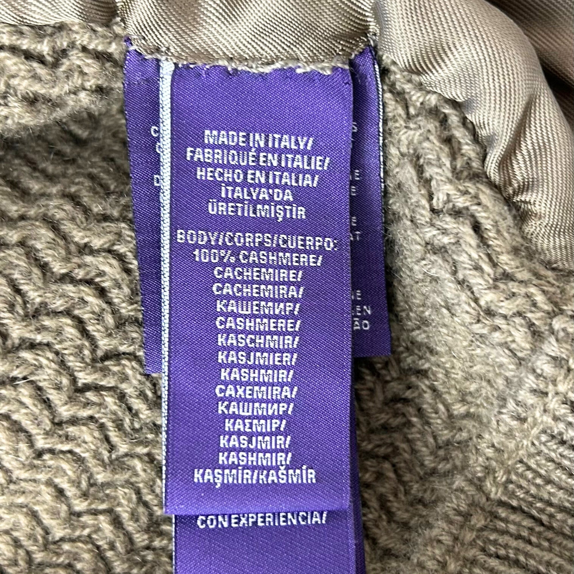 Khaki Skeet Jacket made of Cashmere/Suede (XL)