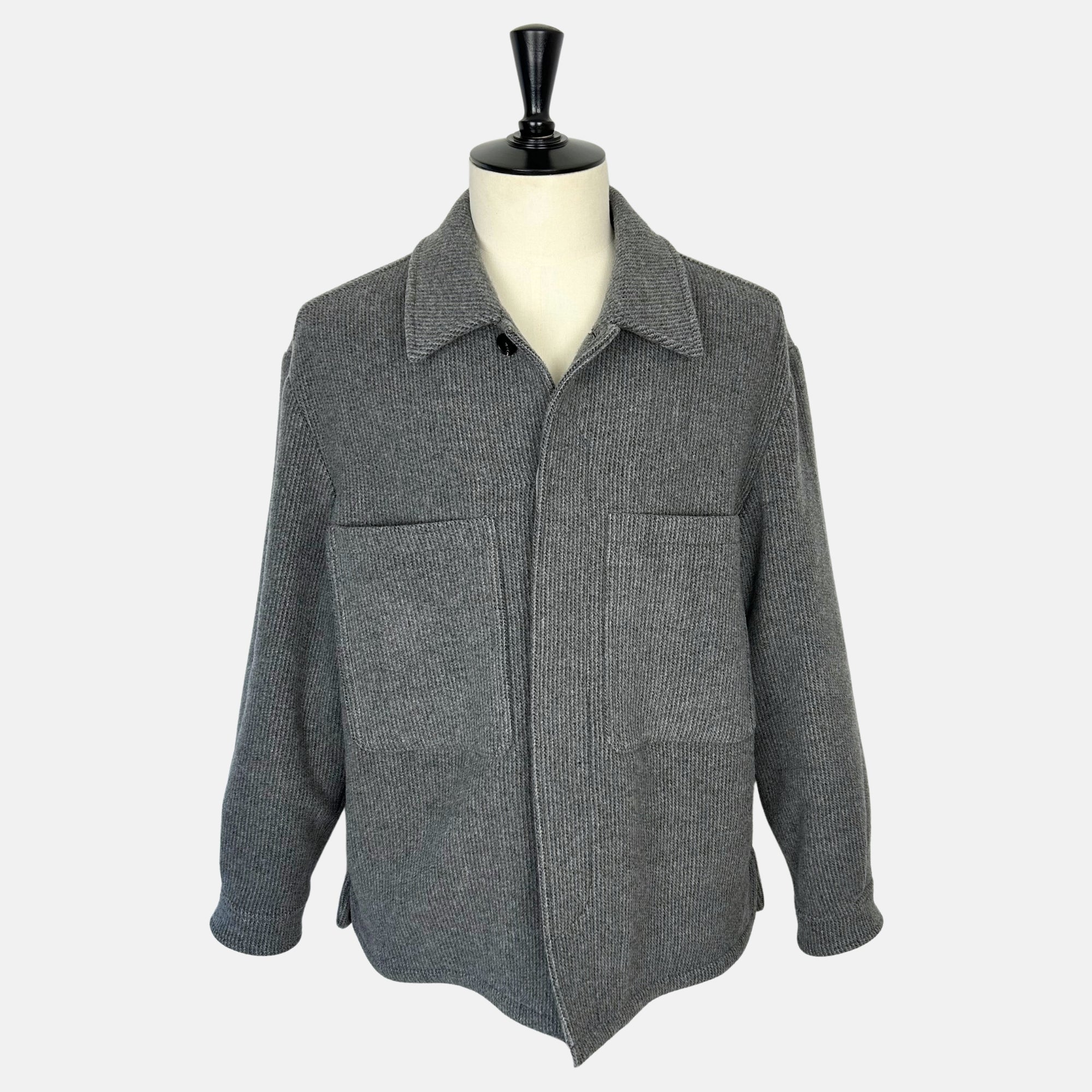 Gray Shirt Jacket made of Wool (EU 54)