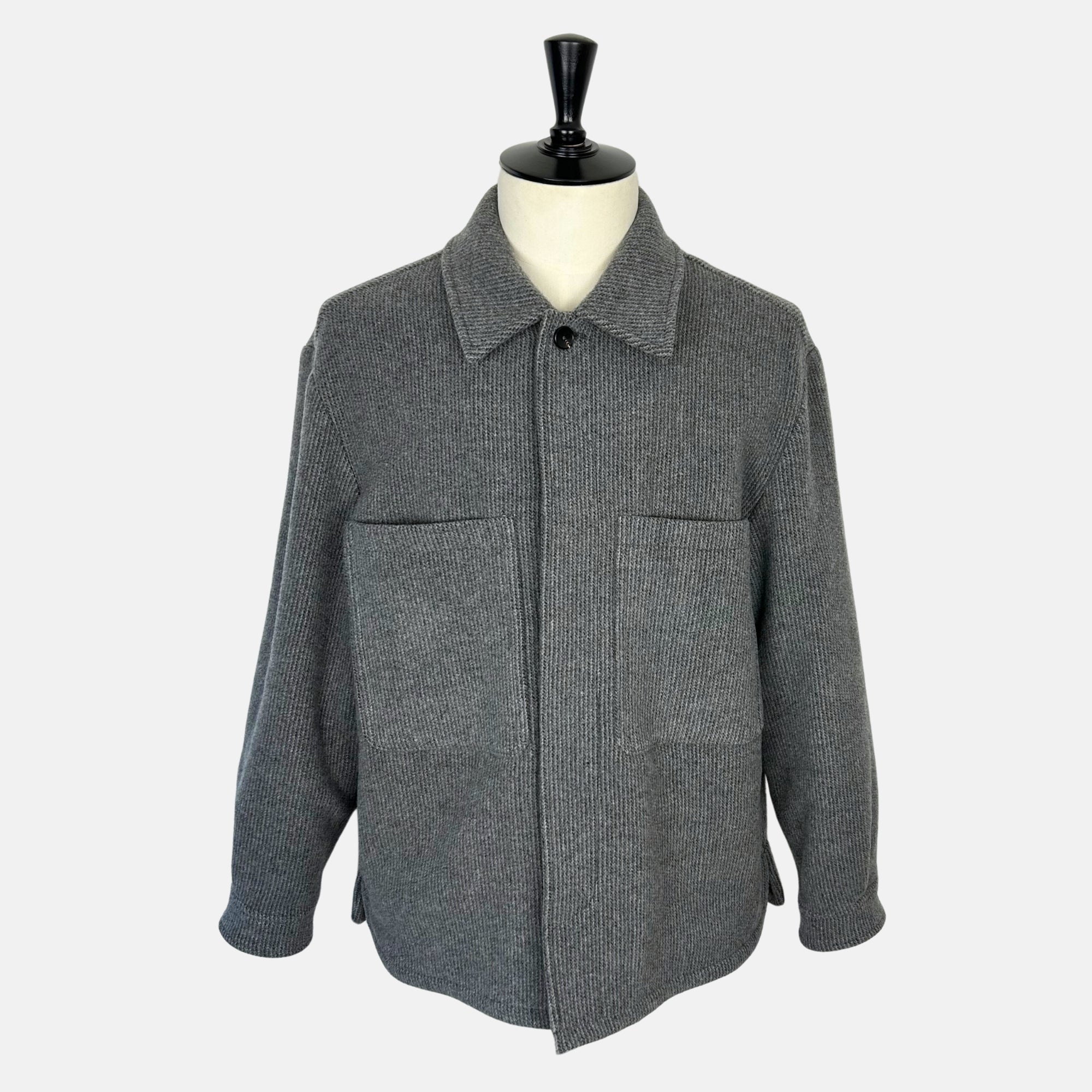 Gray Shirt Jacket made of Wool (EU 54)