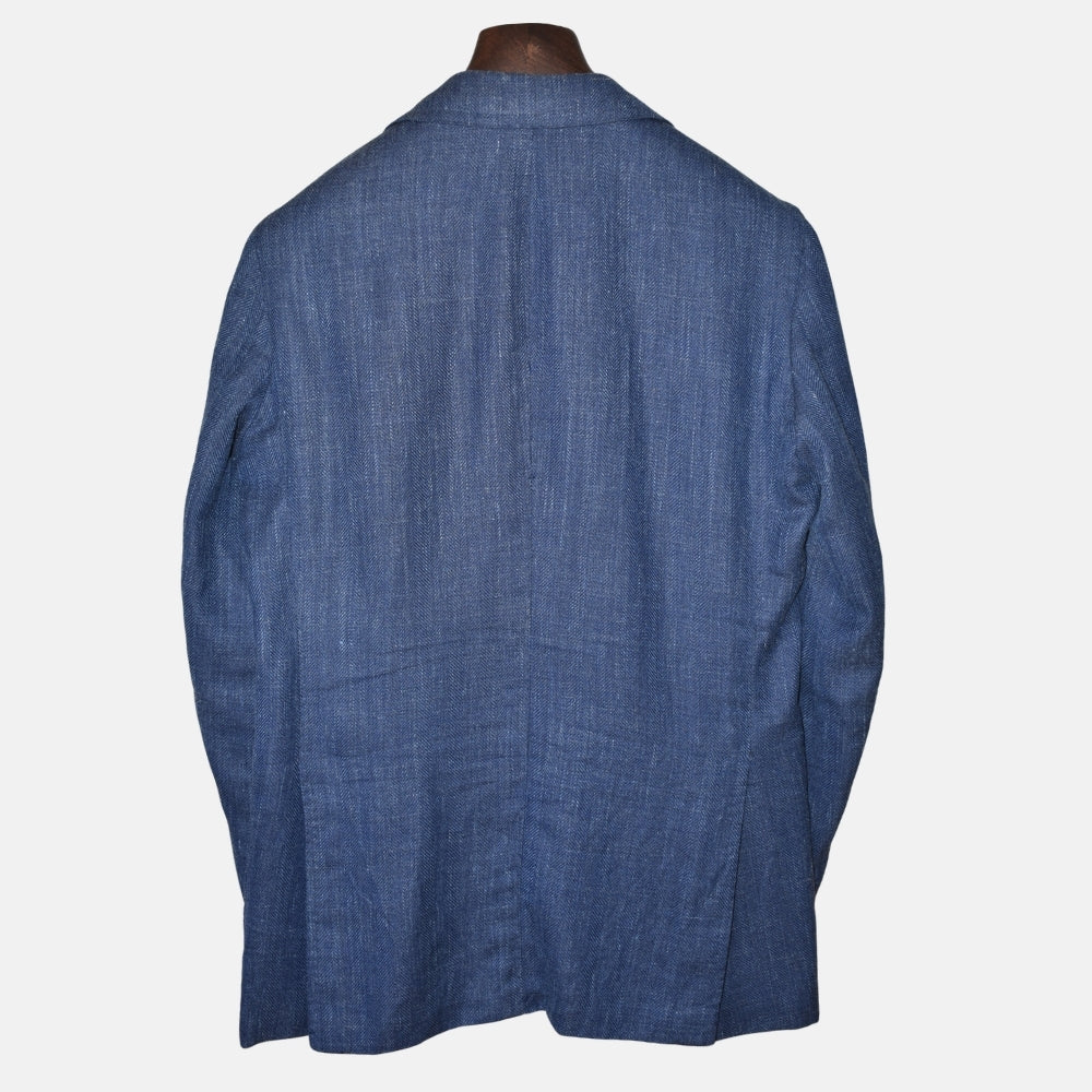 Blue Blazer made of Wool/Silk/Linen (EU 48)