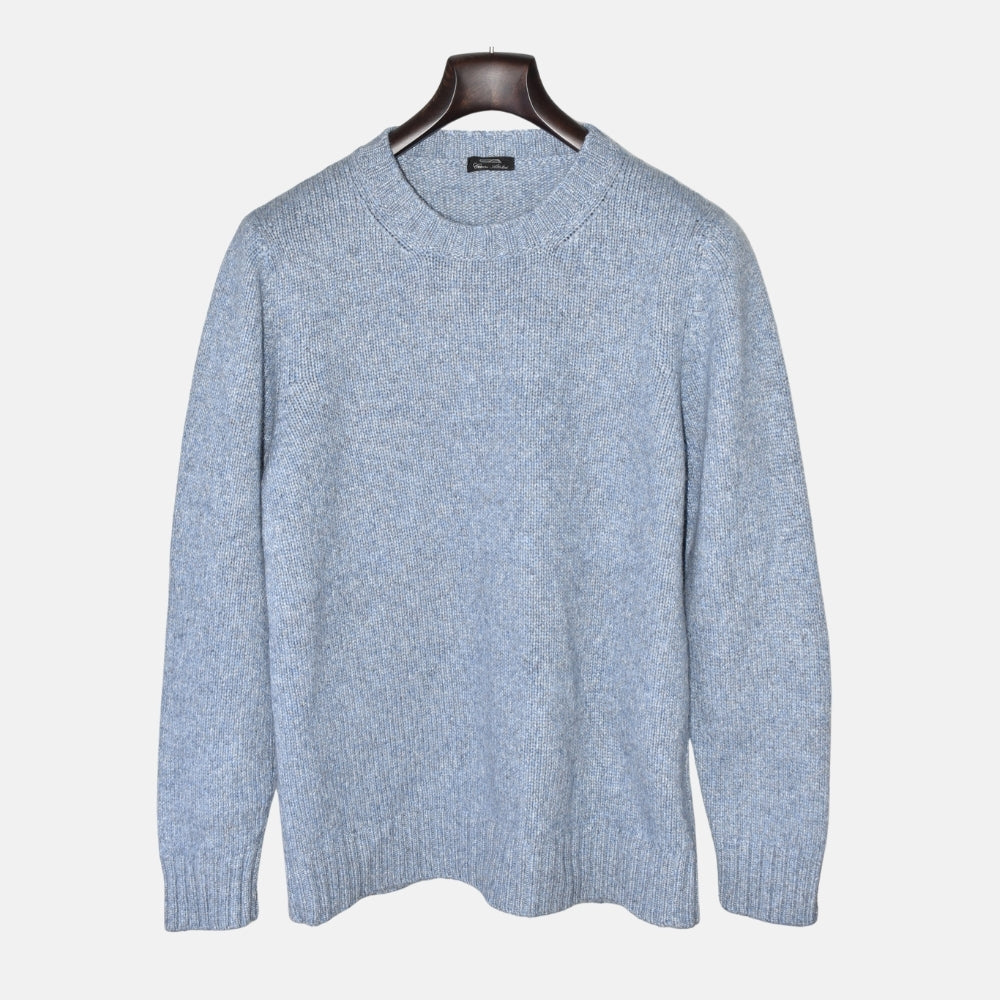 Blauer Kaschmirpullover (EU 54)