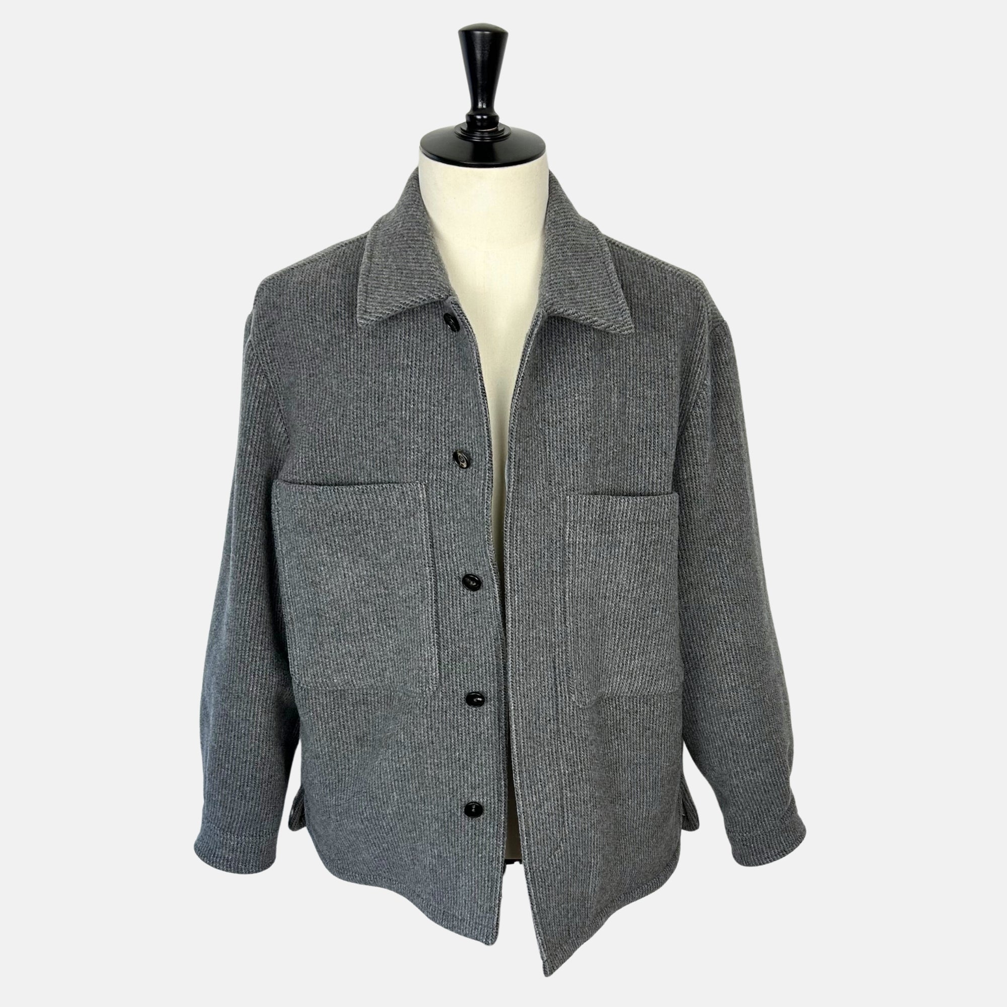 Gray Shirt Jacket made of Wool (EU 54)