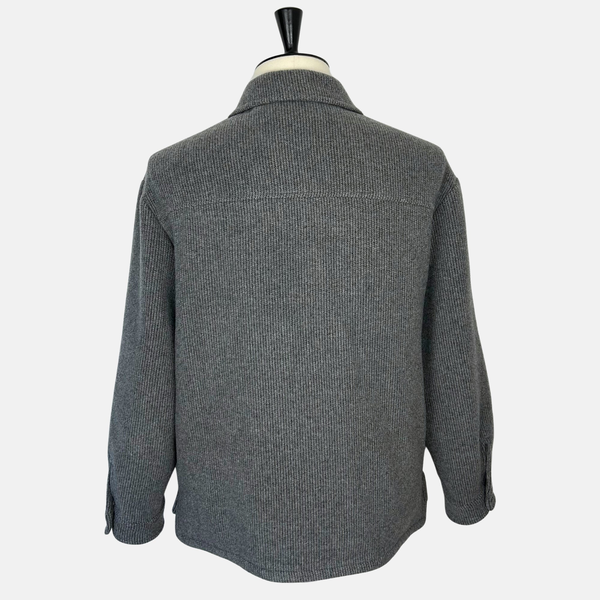 Gray Shirt Jacket made of Wool (EU 54)