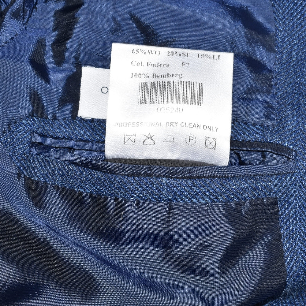 Blue Blazer made of Wool/Silk/Linen (EU 48)