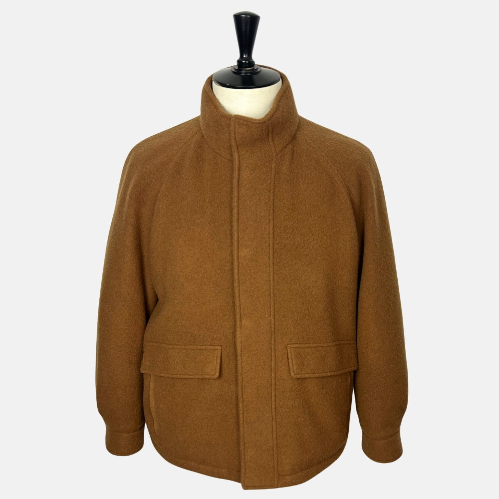 Brown Down Jacket made of Cashmere (EU 48)