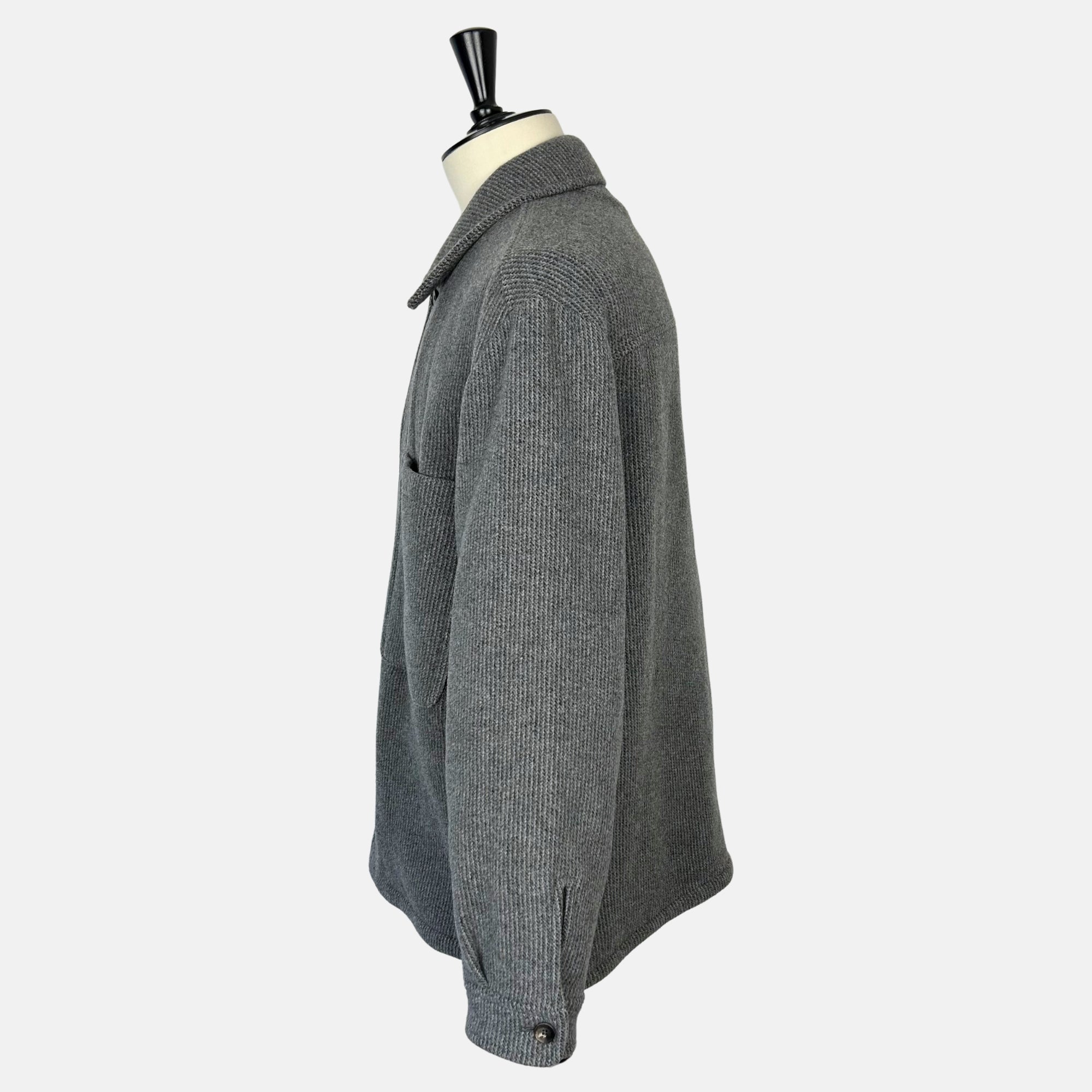Gray Shirt Jacket made of Wool (EU 54)