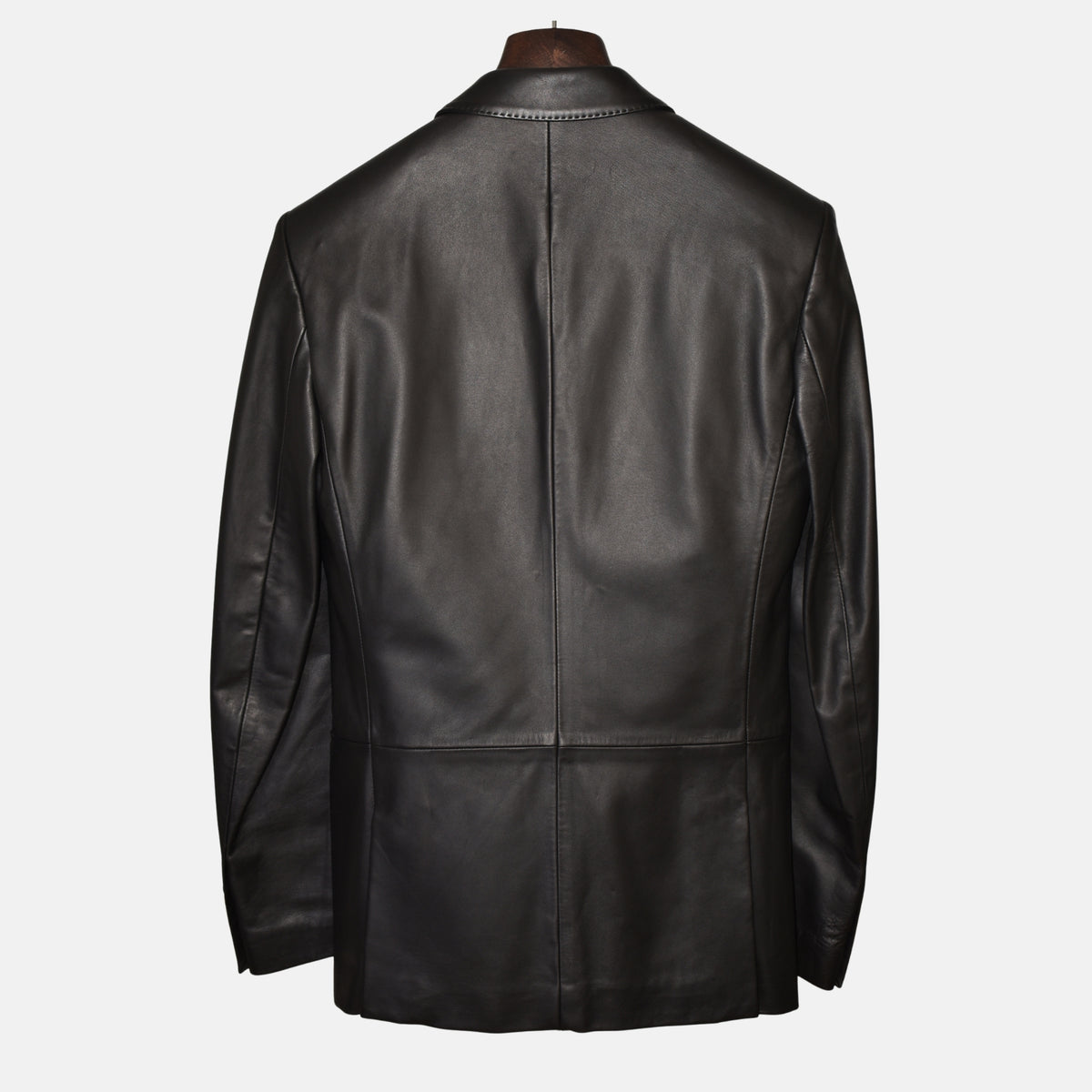 Black Leather Blazer (S)