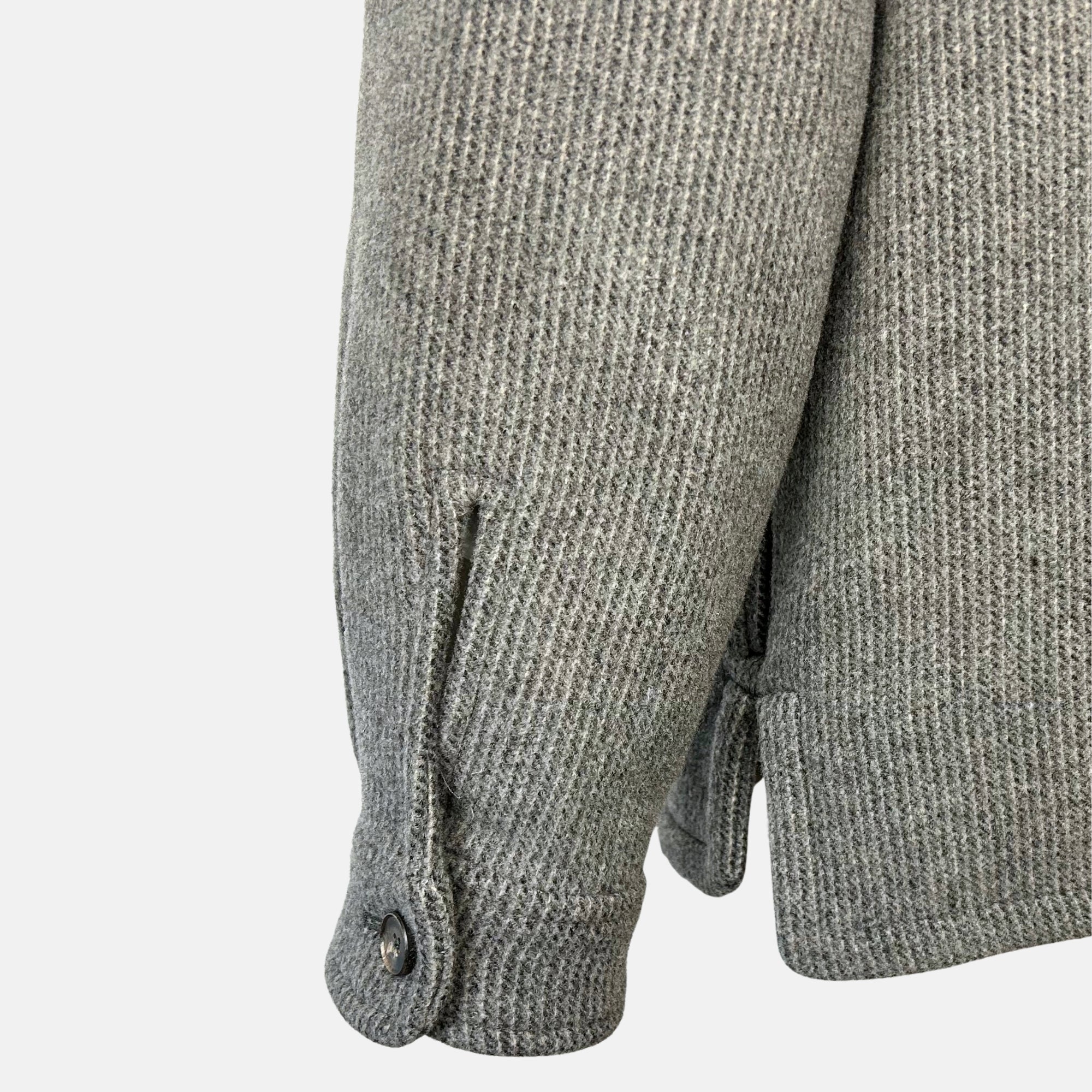 Gray Shirt Jacket made of Wool (EU 54)