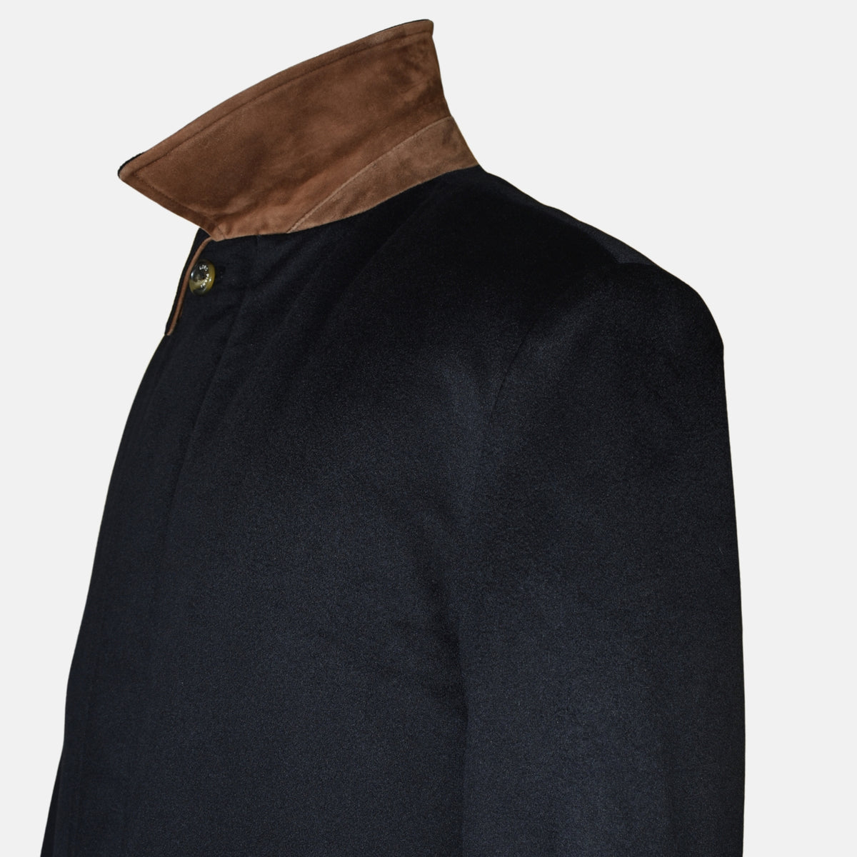 Black Beaver Lined "Storm System" Parka made of Cashmere (L)