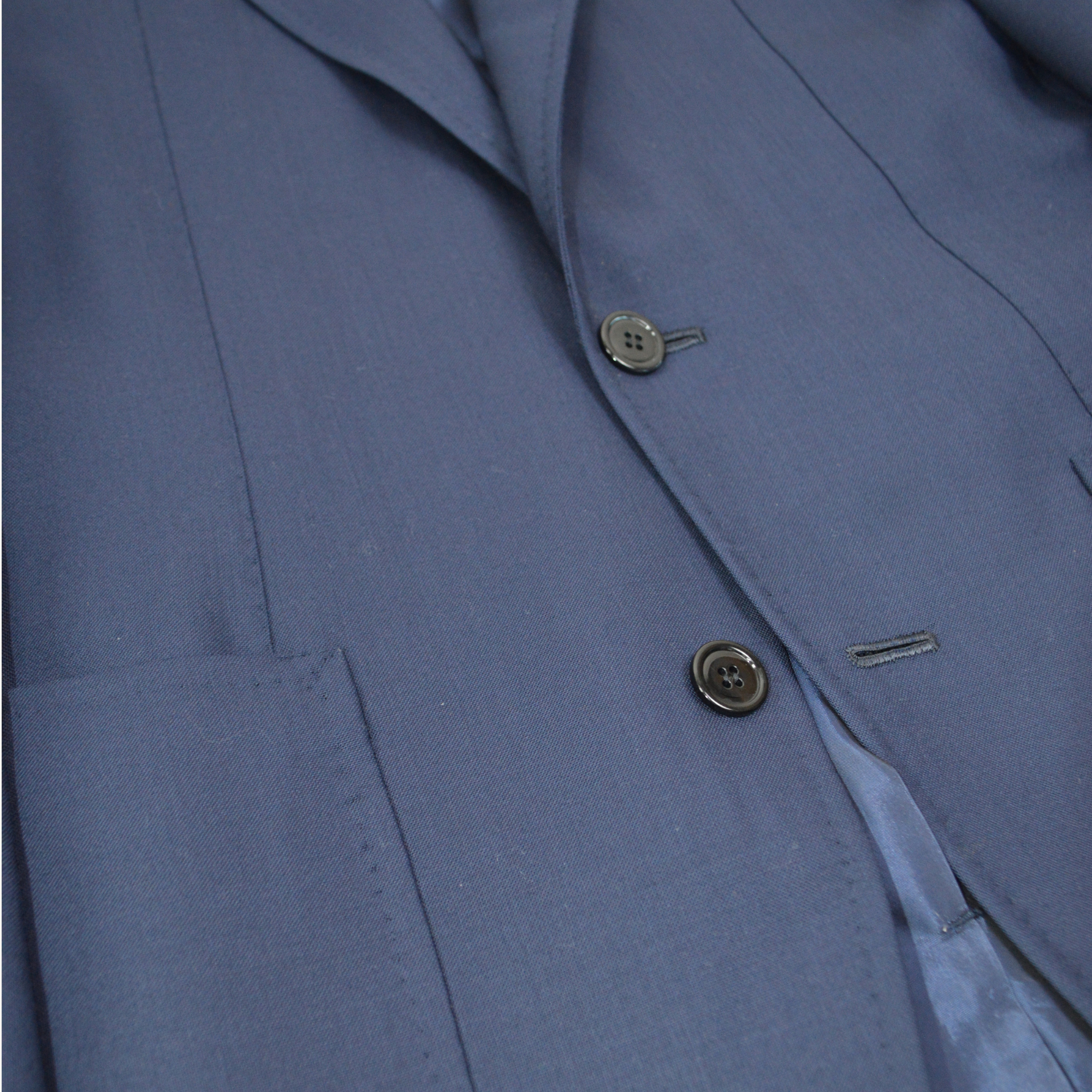 Navy Blue Blazer made of Wool (EU 50L)