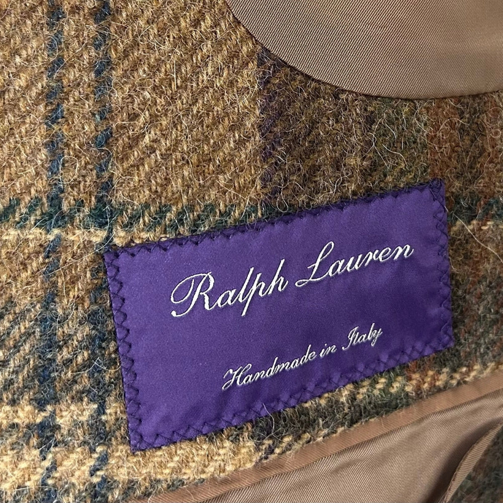 Multicolored Jacket handmade of Wool