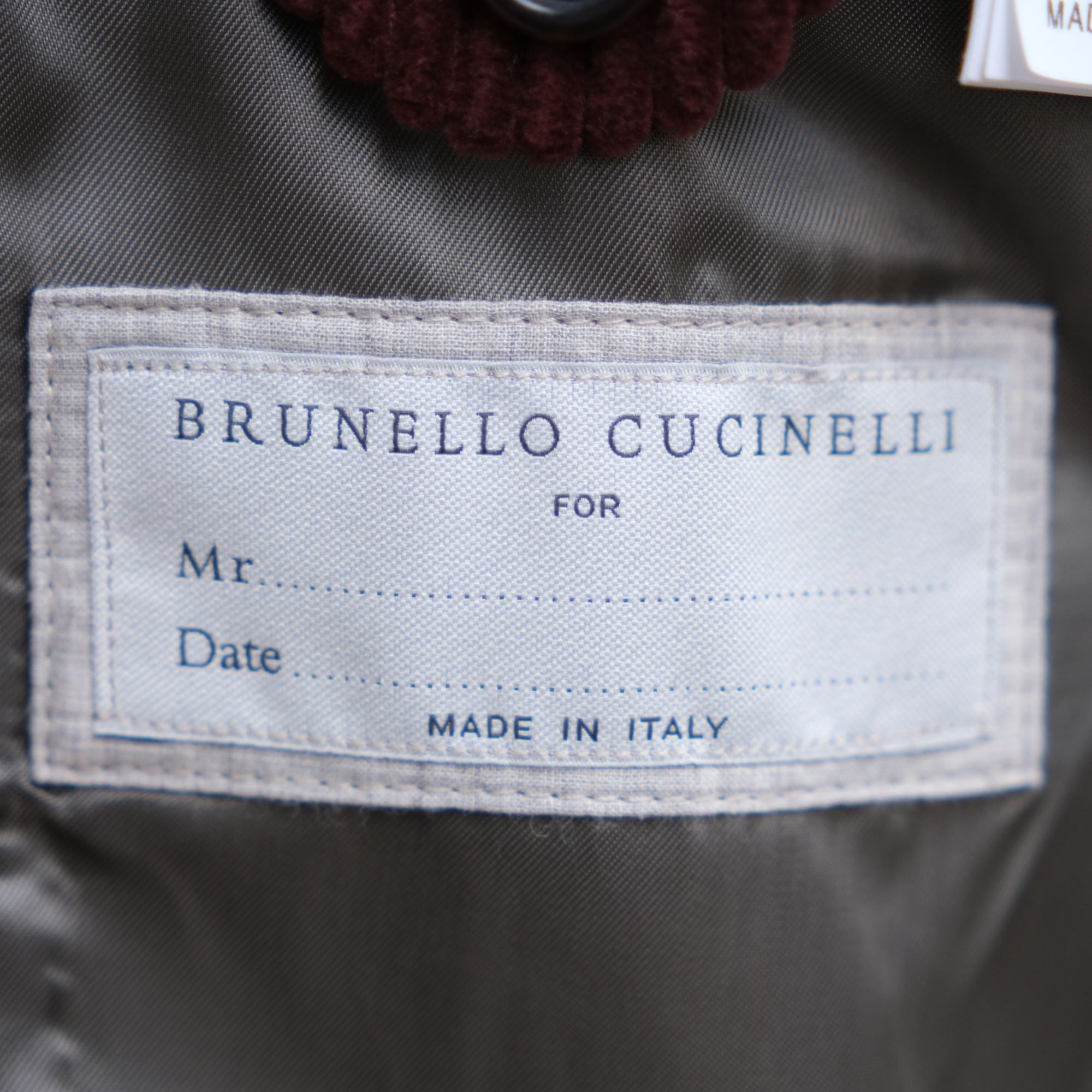 Bordeaux Pea Coat made of Cotton/Cashmere (EU 50)