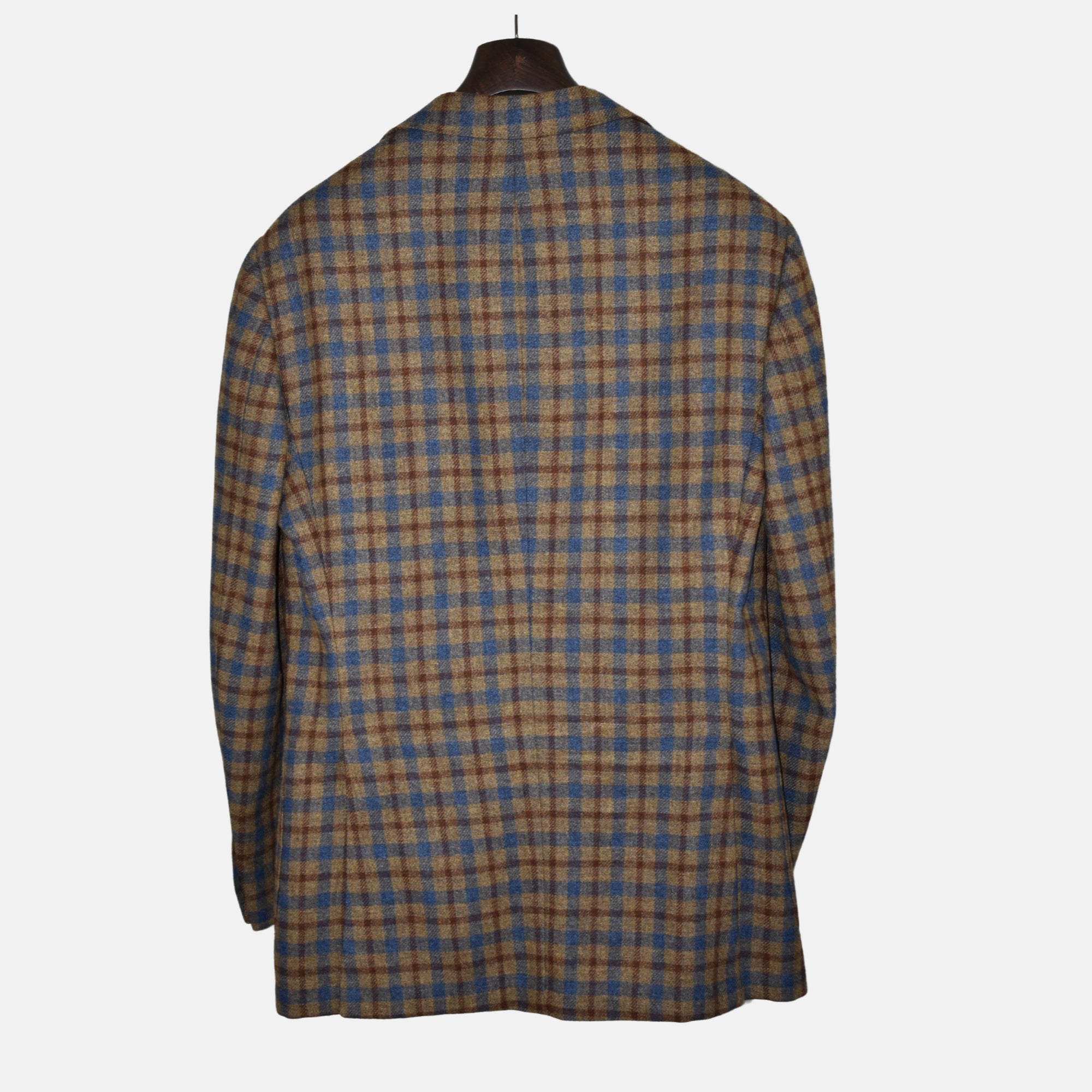 Multicoloured Checkered Blazer made of Wool (EU 52L)