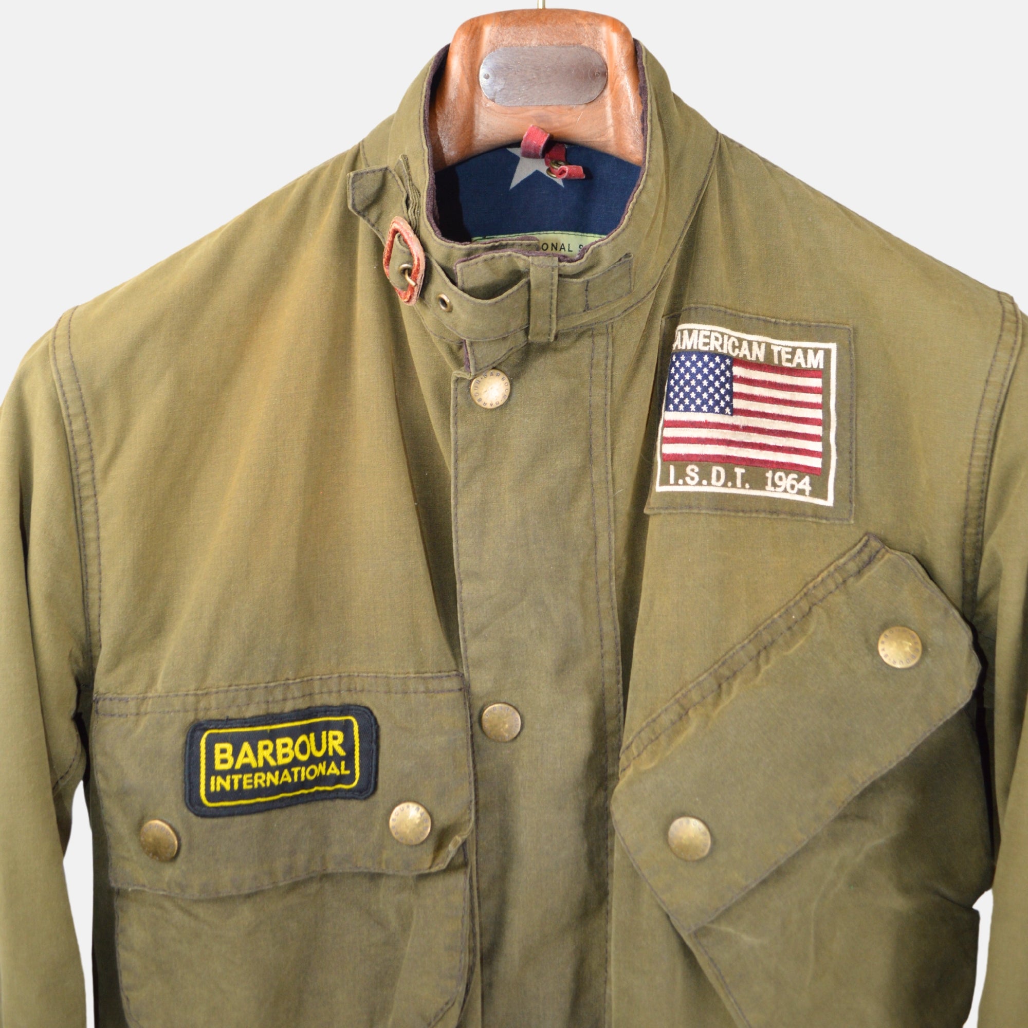 Military Parker made of 100% Waxed Cotton (EU 48)