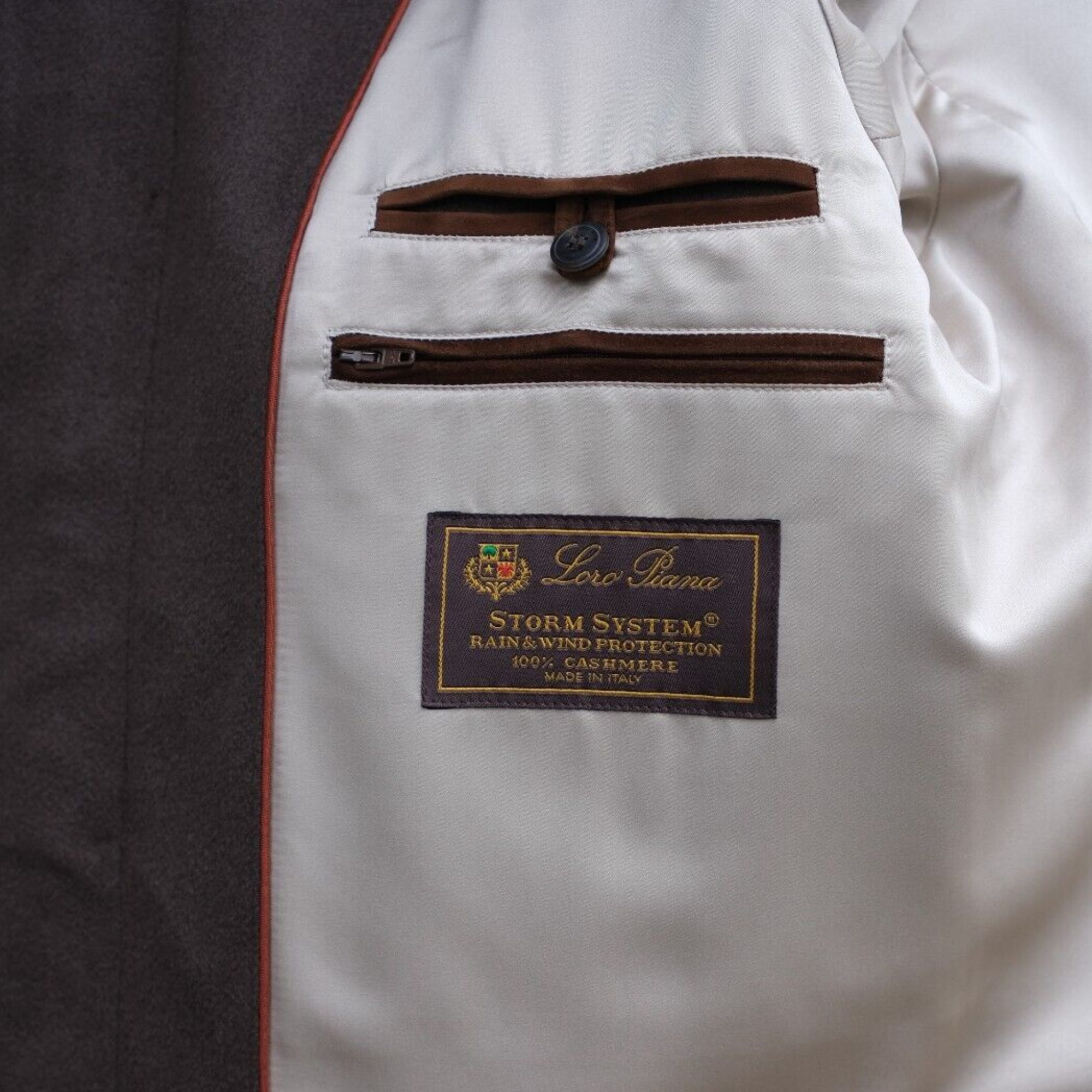 Brown Coat made of Cashmere (M)