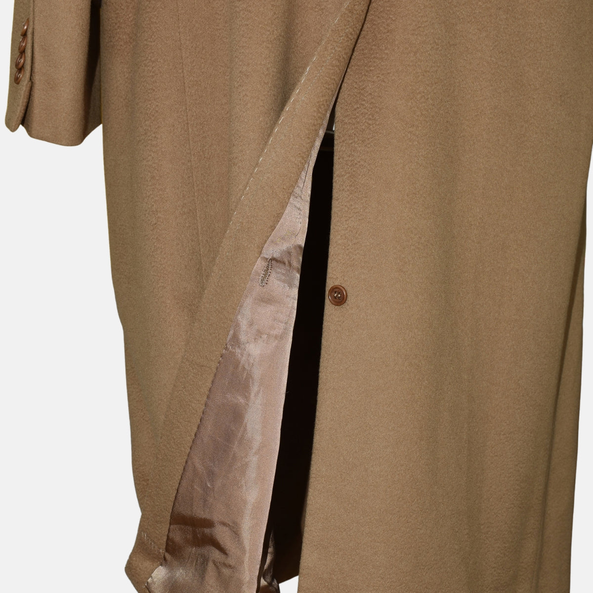 Beige Cashmere Coat (EU 52)