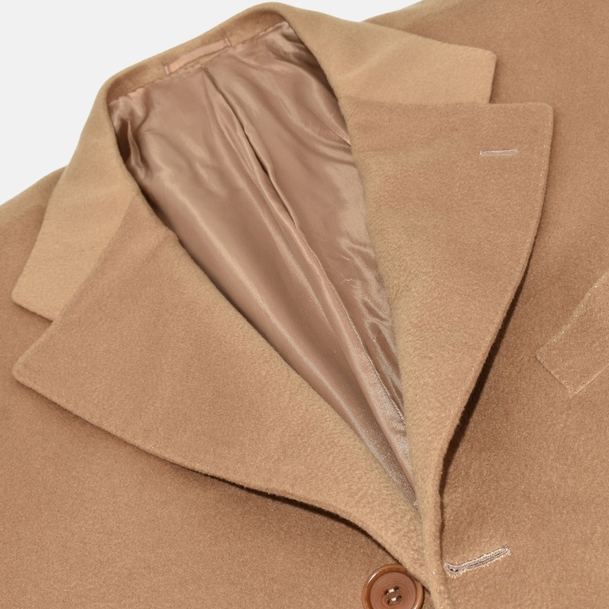Beige Cashmere Coat (EU 52)