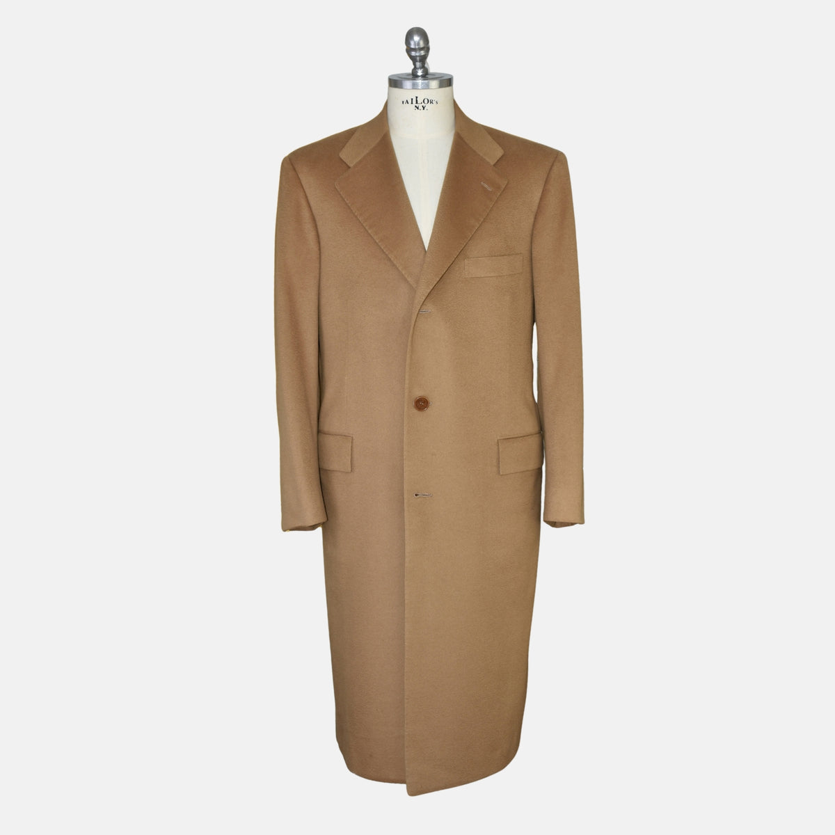 Beige Cashmere Coat (EU 52)