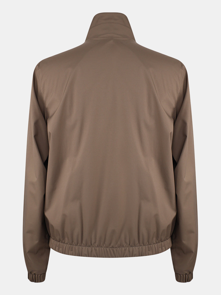 Acorn Brown Cashmere Bomber