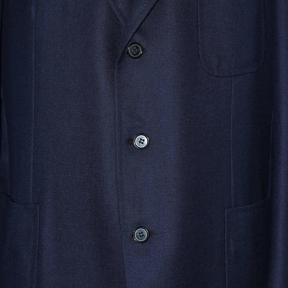Navy Blue Cashmere Blazer