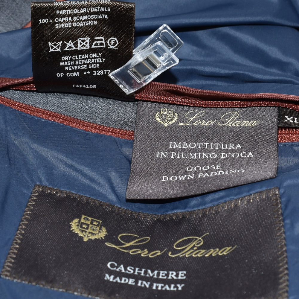 Down Jacket Grey Cashmere