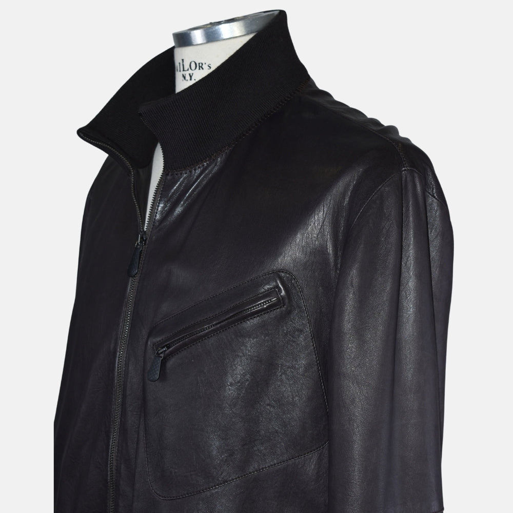 Brown Leather Jacket 56